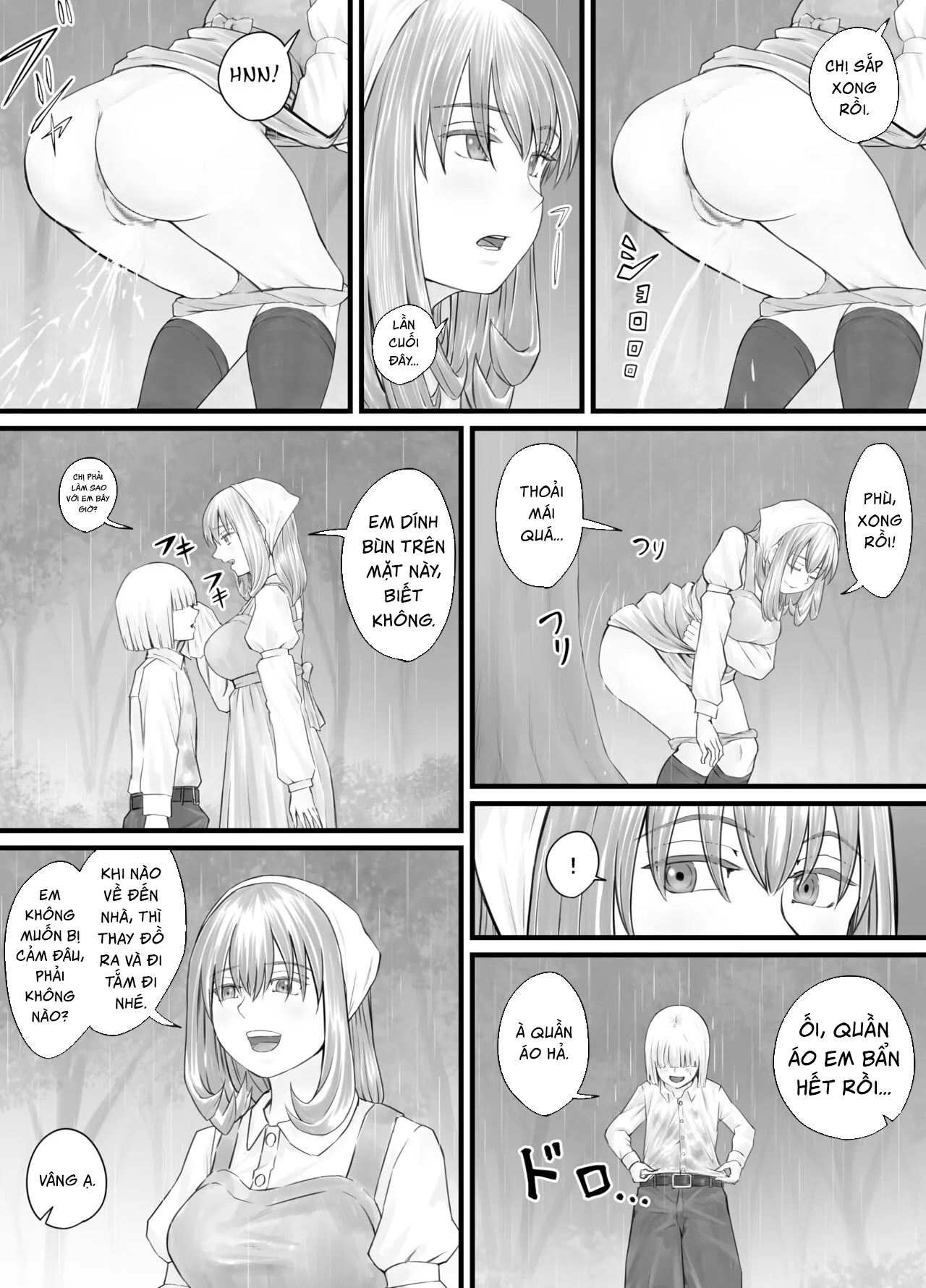 HentaiVN.net - Ảnh 33 - お姉さんにおしっこを見せてもらえる漫画 - Chap 3 + 4 + 5