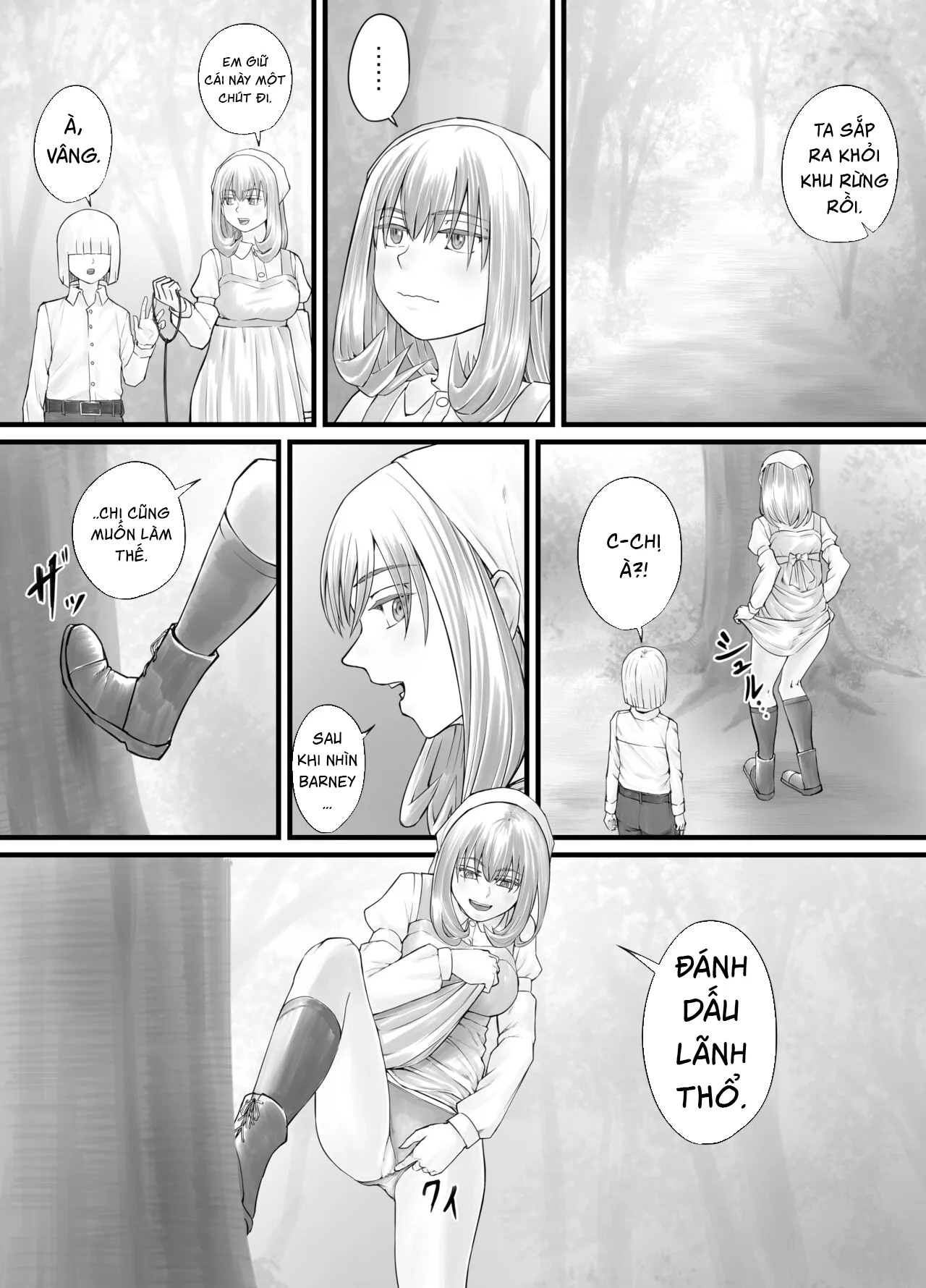 HentaiVN.net - Ảnh 46 - お姉さんにおしっこを見せてもらえる漫画 - Chap 3 + 4 + 5