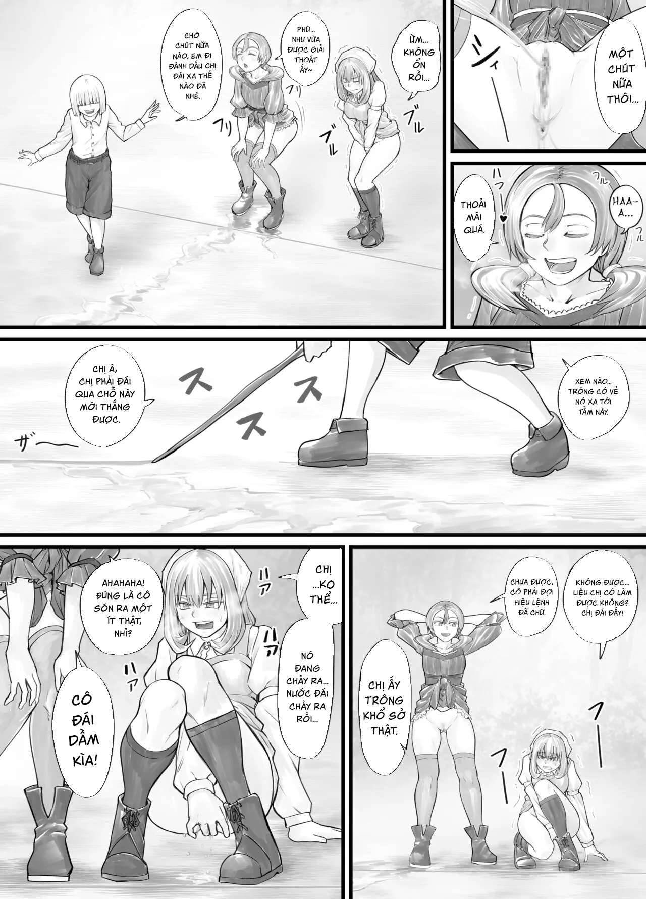 HentaiVN.net - Ảnh 8 - お姉さんにおしっこを見せてもらえる漫画 - Chap 3 + 4 + 5