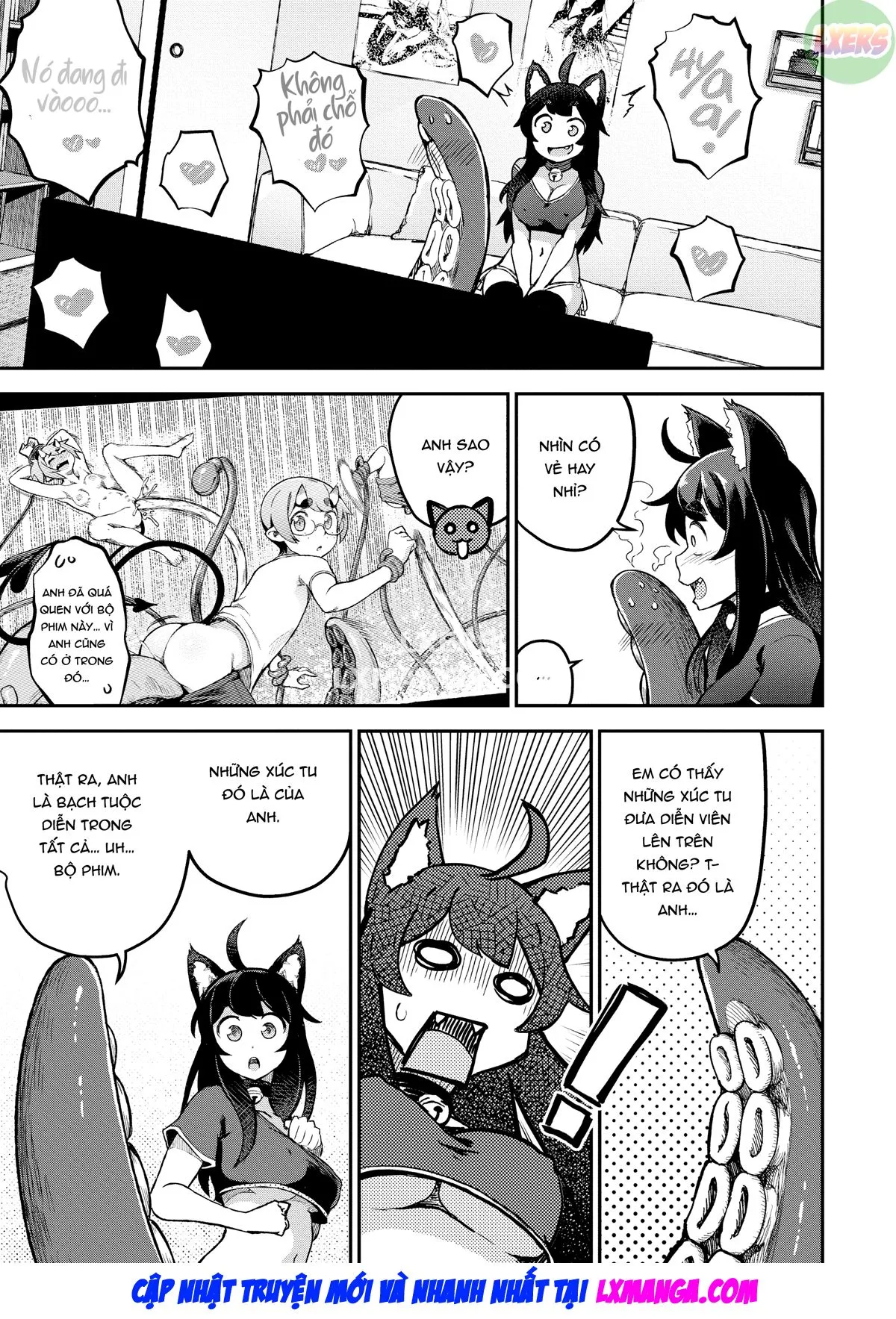 HentaiVN.net - Ảnh 3 - Người hầu của tôi là quái vật xúc tu - Chap 2