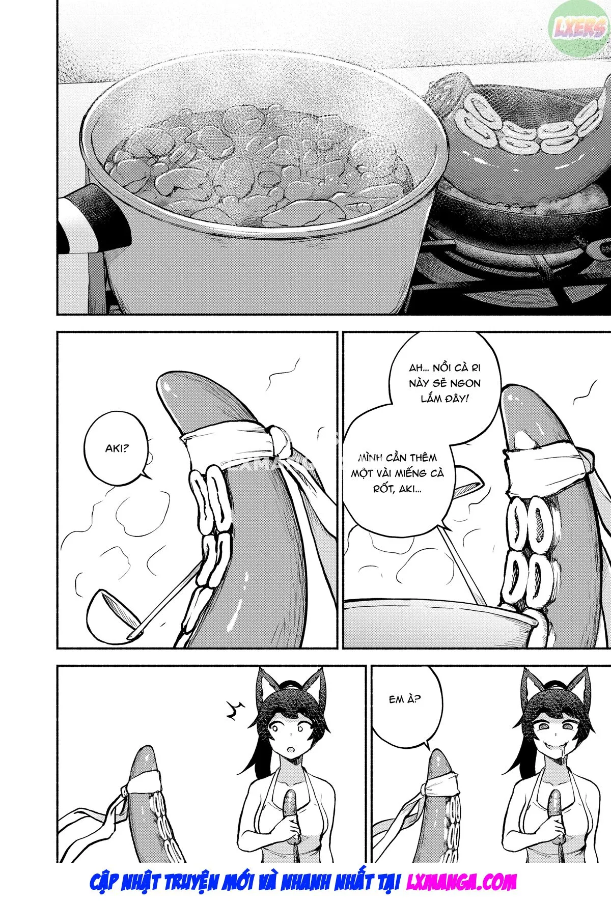HentaiVN.net - Ảnh 10 - Người hầu của tôi là quái vật xúc tu - Chap 3