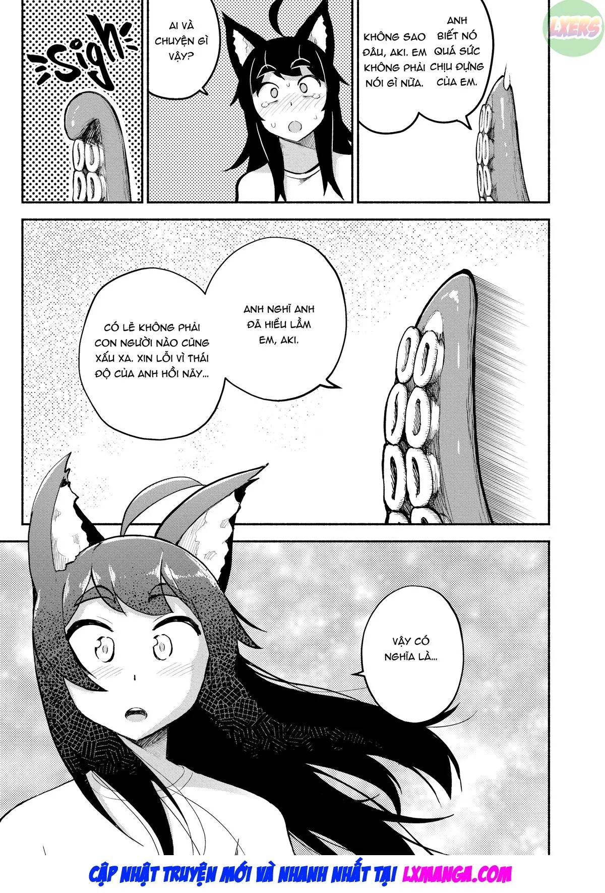 HentaiVN.net - Ảnh 11 - Người hầu của tôi là quái vật xúc tu - Chap 4 - [END]