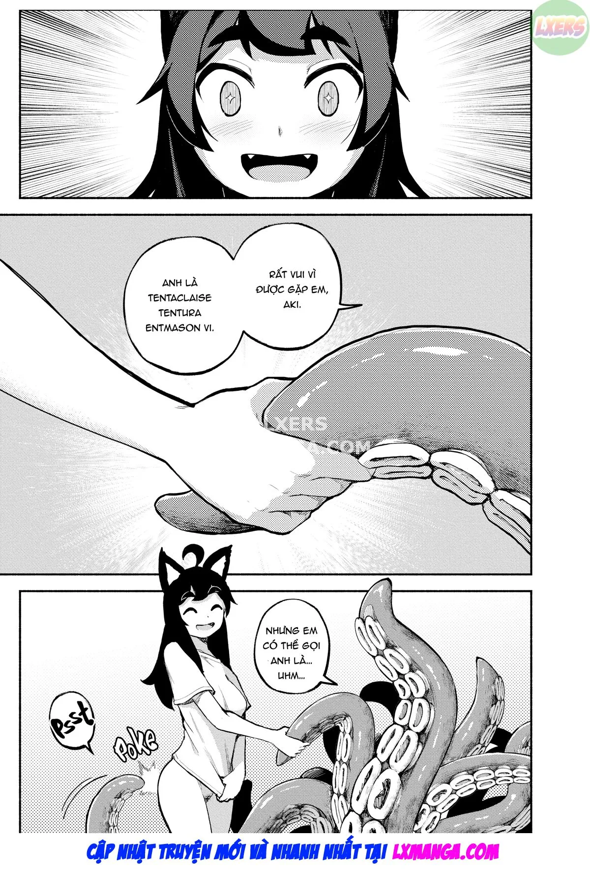 HentaiVN.net - Ảnh 13 - Người hầu của tôi là quái vật xúc tu - Chap 4 - [END]