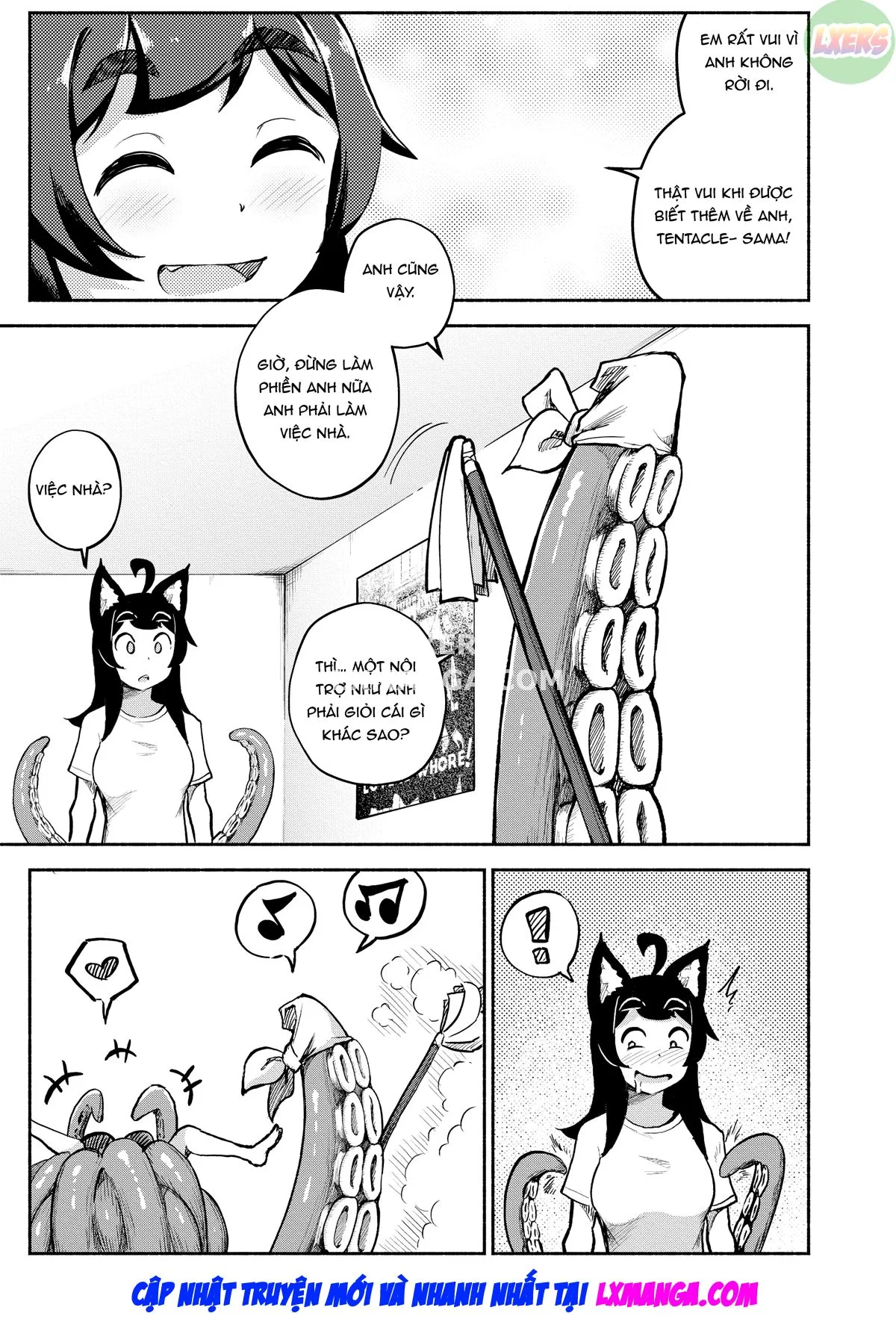 HentaiVN.net - Ảnh 15 - Người hầu của tôi là quái vật xúc tu - Chap 4 - [END]