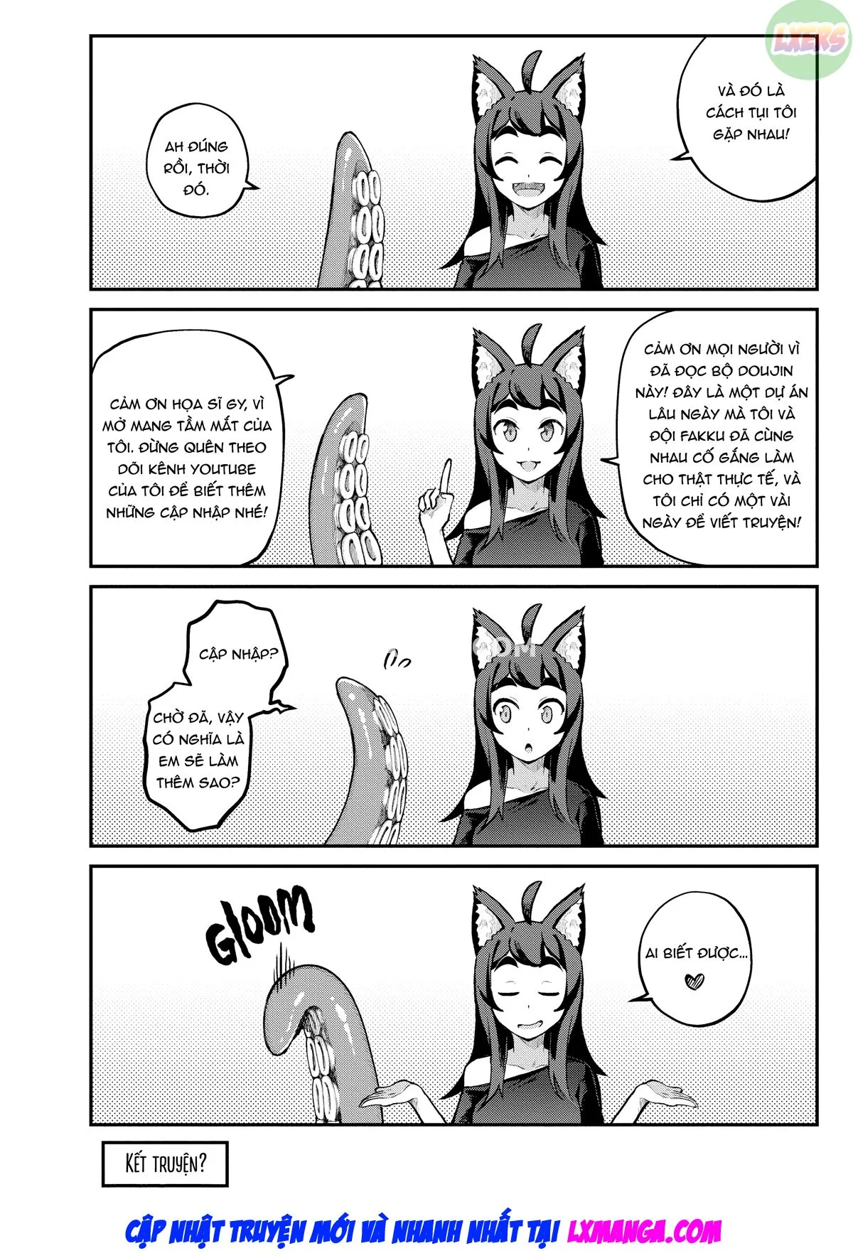 HentaiVN.net - Ảnh 16 - Người hầu của tôi là quái vật xúc tu - Chap 4 - [END]