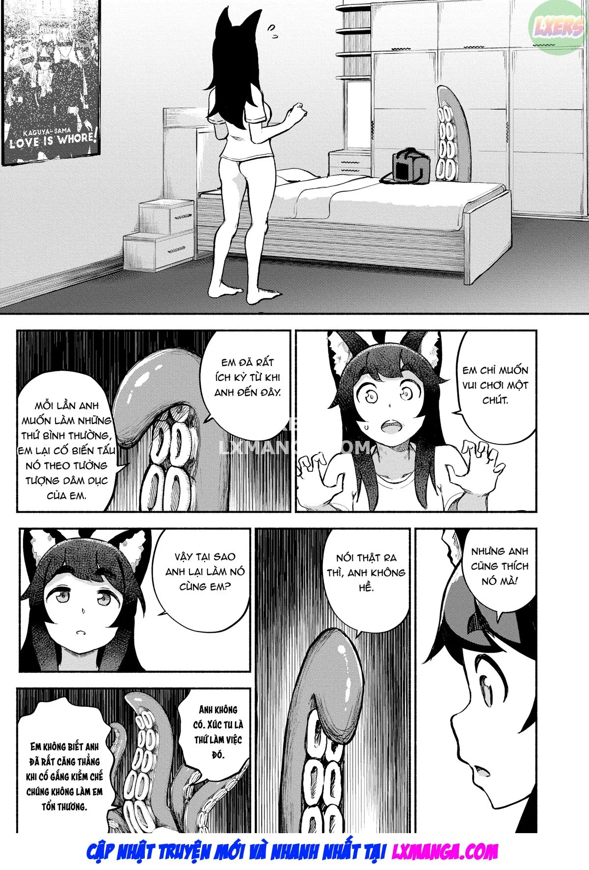 HentaiVN.net - Ảnh 3 - Người hầu của tôi là quái vật xúc tu - Chap 4 - [END]