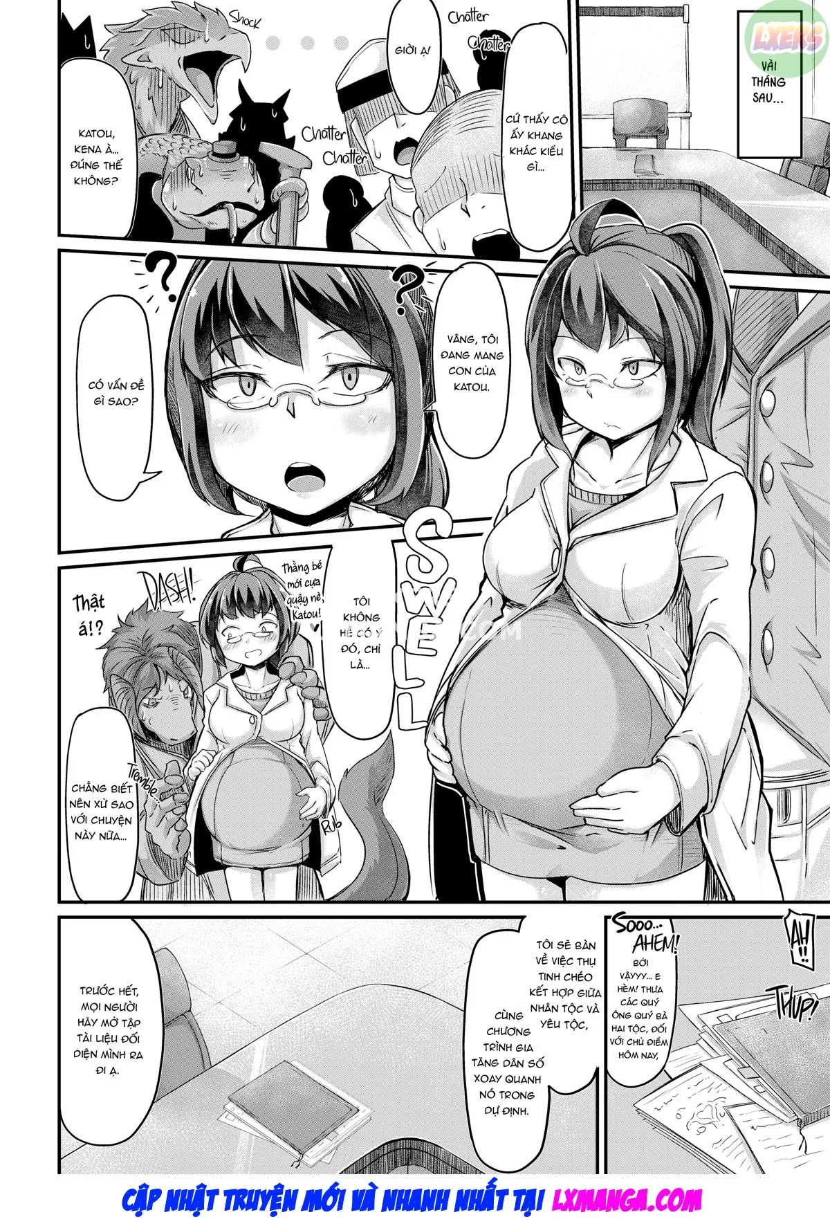 HentaiVN.net - Ảnh 30 - Reconstruction!? Interspecies Insemination - Chap 1