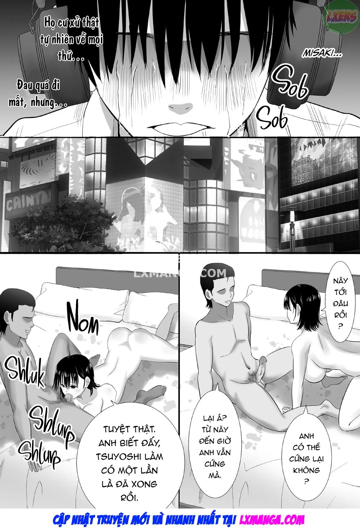 HentaiVN.net - Ảnh 34 - KODUKURICHUU NO TSUMA GA NETORARE SHINSHITSU DE SHIYOUZUMI CONDOM WO MITSUKETANODE KAKUSHI CAMERA WO SHIKONDEMITARA - Oneshot