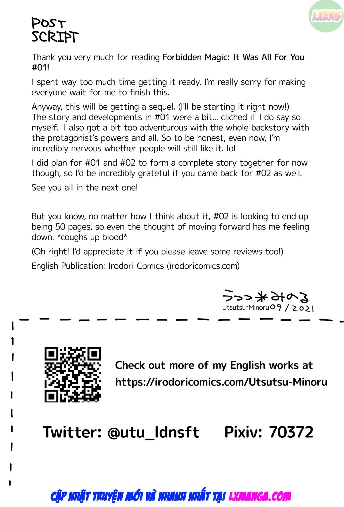 HentaiVN.net - Ảnh 44 - Forbidden Magic: It Was All For You - Chap 1