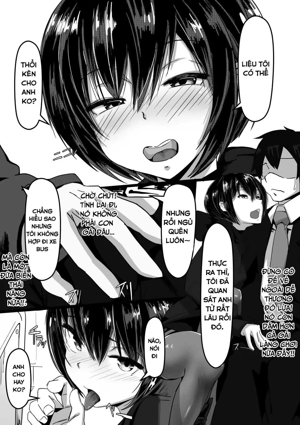 HentaiVN.net - Ảnh 6 - Tôi có thể thổi kèn cho anh được không~? [Jaa, Shabutte Ii desu ka] - Oneshot
