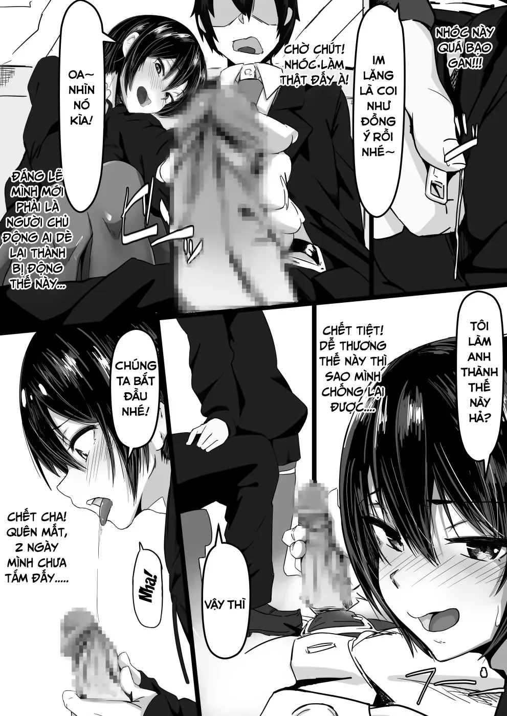 HentaiVN.net - Ảnh 7 - Tôi có thể thổi kèn cho anh được không~? [Jaa, Shabutte Ii desu ka] - Oneshot
