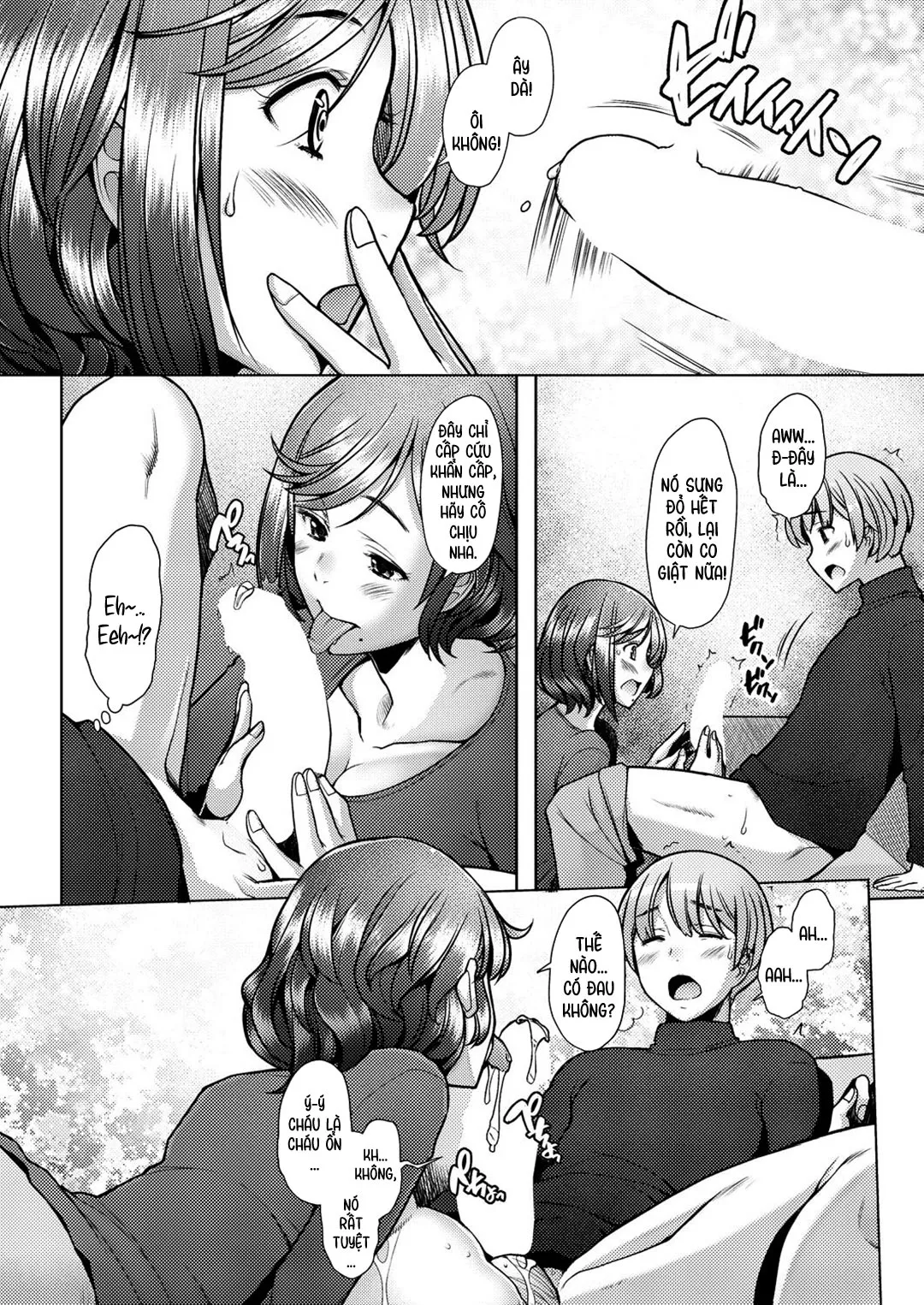 HentaiVN.net - Ảnh 7 - Người mẹ hàng xóm là bạn tình của tôi [Tonari no Mama wa Boku no SeFri; The Mommy Next Door is My Sex Friend] - Oneshot