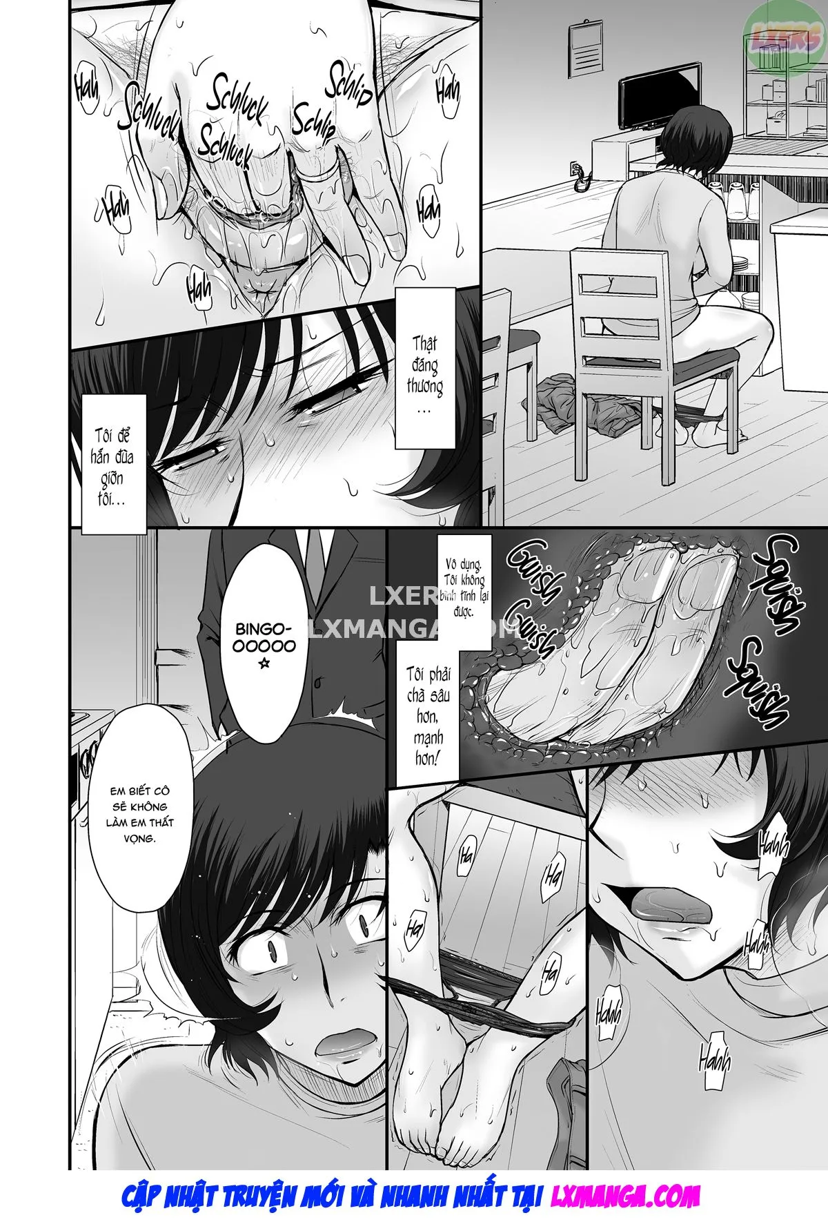 HentaiVN.net - Ảnh 28 - Để Chồng Nằm Ngủ - Oneshot
