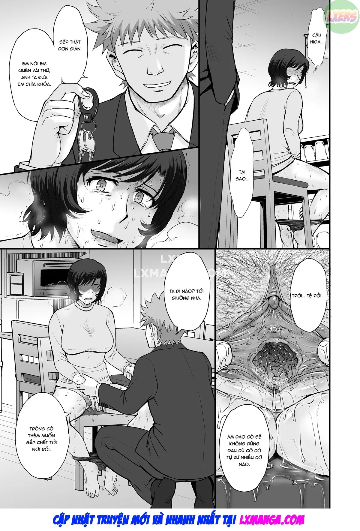 HentaiVN.net - Ảnh 29 - Để Chồng Nằm Ngủ - Oneshot