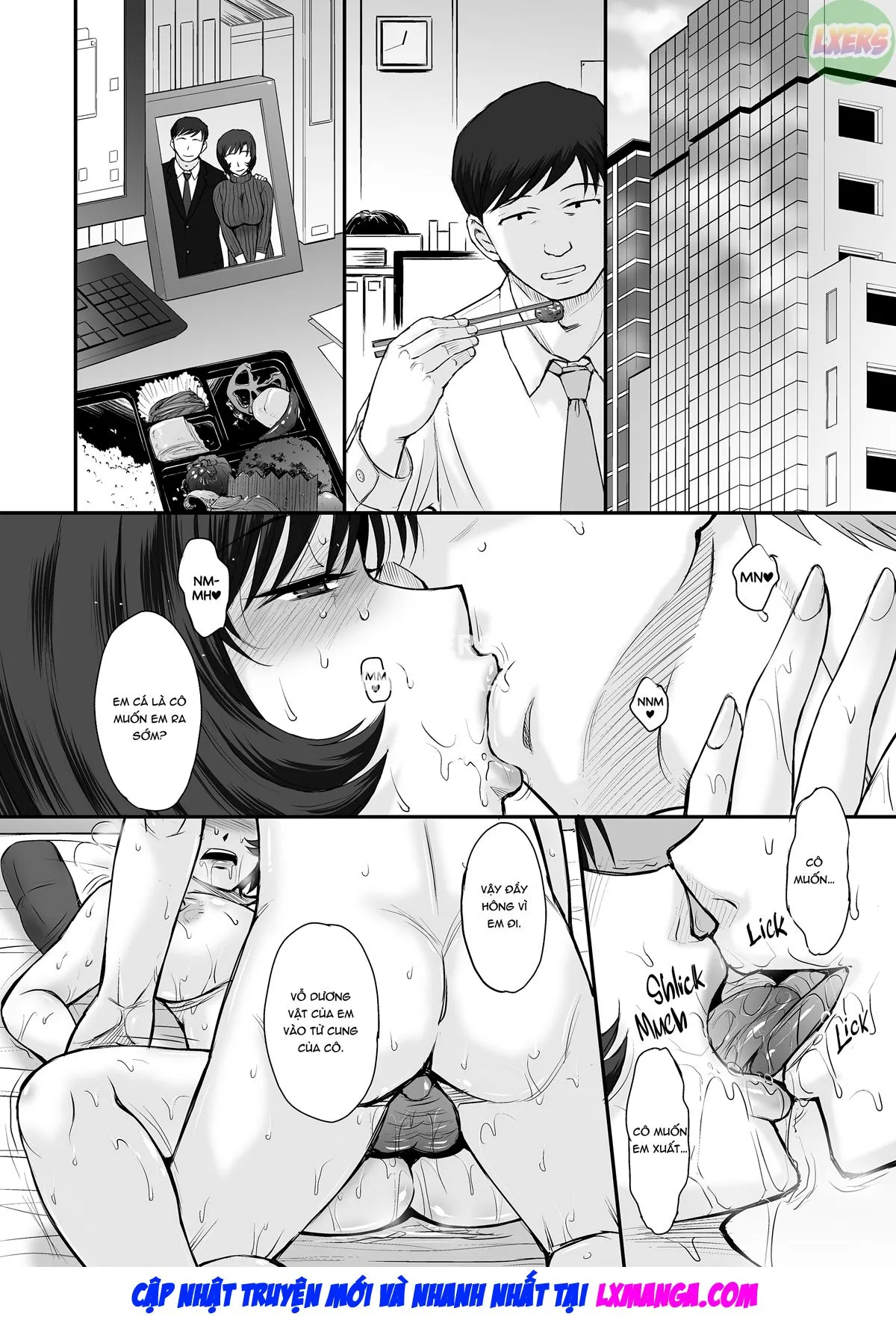 HentaiVN.net - Ảnh 34 - Để Chồng Nằm Ngủ - Oneshot