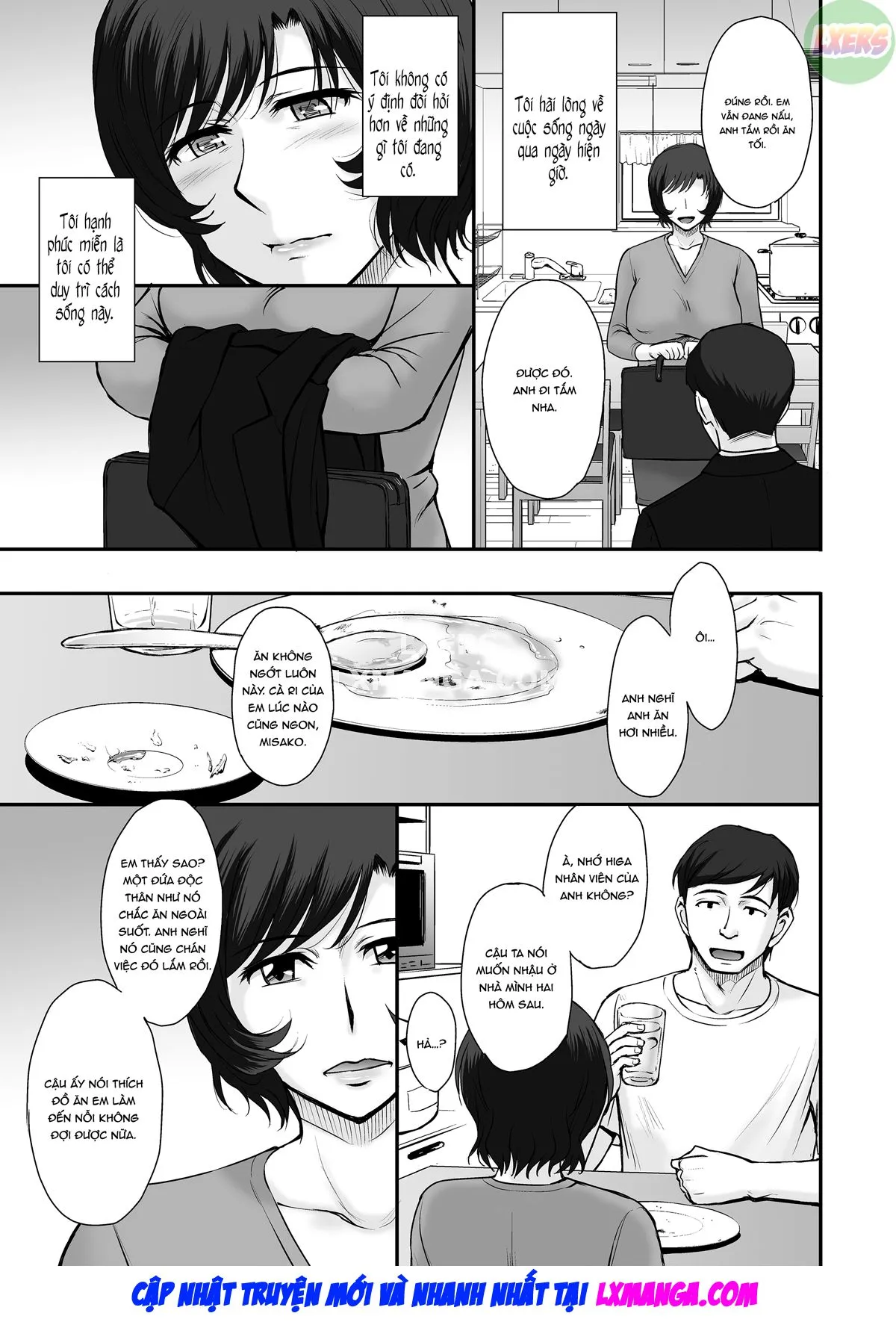 HentaiVN.net - Ảnh 7 - Để Chồng Nằm Ngủ - Oneshot