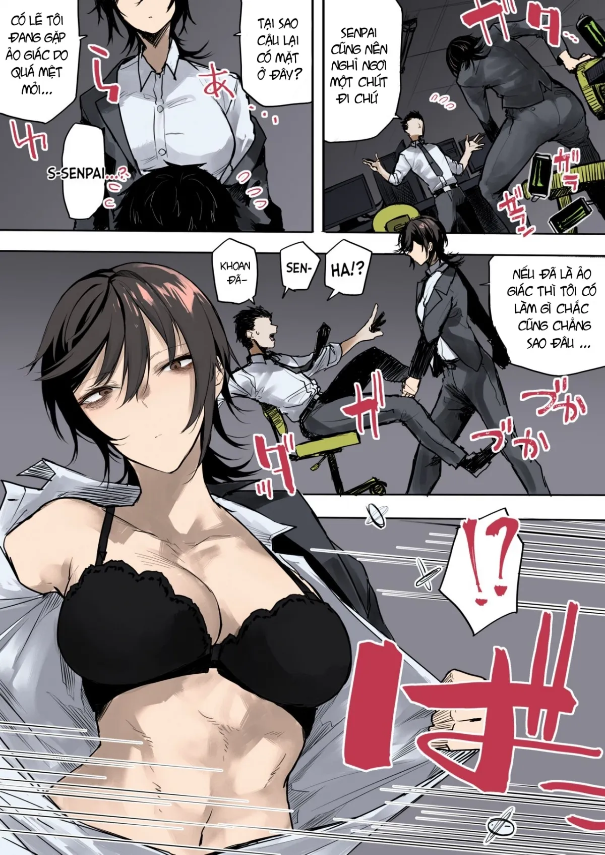 HentaiVN.net - Ảnh 4 - Nebusoku OL Onee-san [寝不足OLお姉さん] - Oneshot