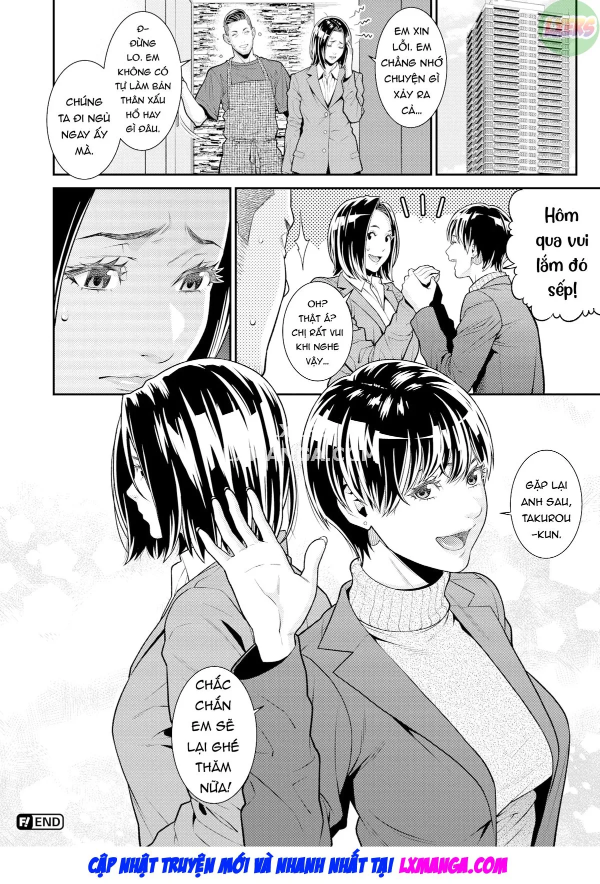 HentaiVN.net - Ảnh 27 - Cấp dưới được vợ đưa về nhà hóa ra lại là bạn gái cũ - Chap 1