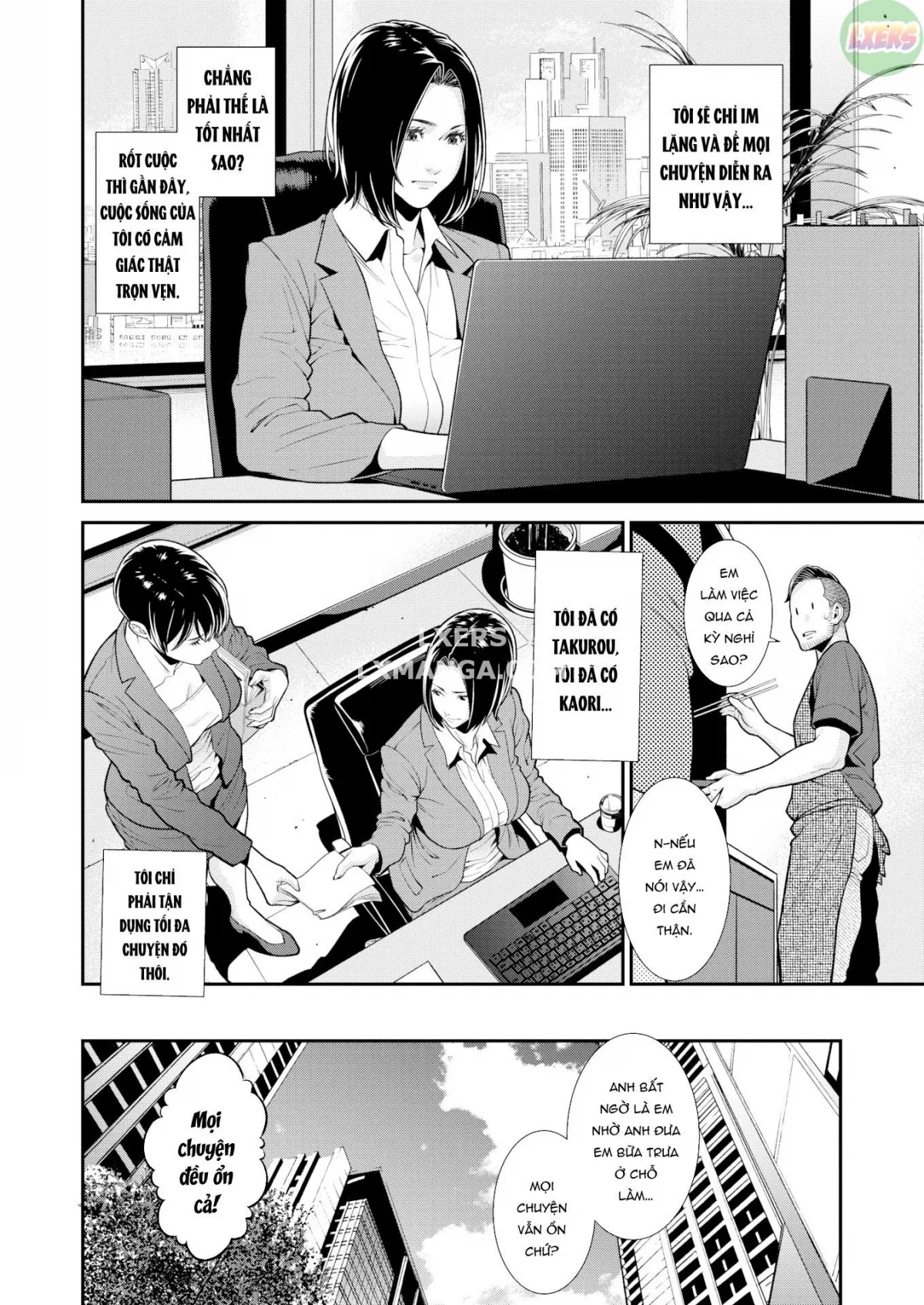 HentaiVN.net - Ảnh 17 - Cấp dưới được vợ đưa về nhà hóa ra lại là bạn gái cũ - Chap 2 ~Turn Shizue~ | END