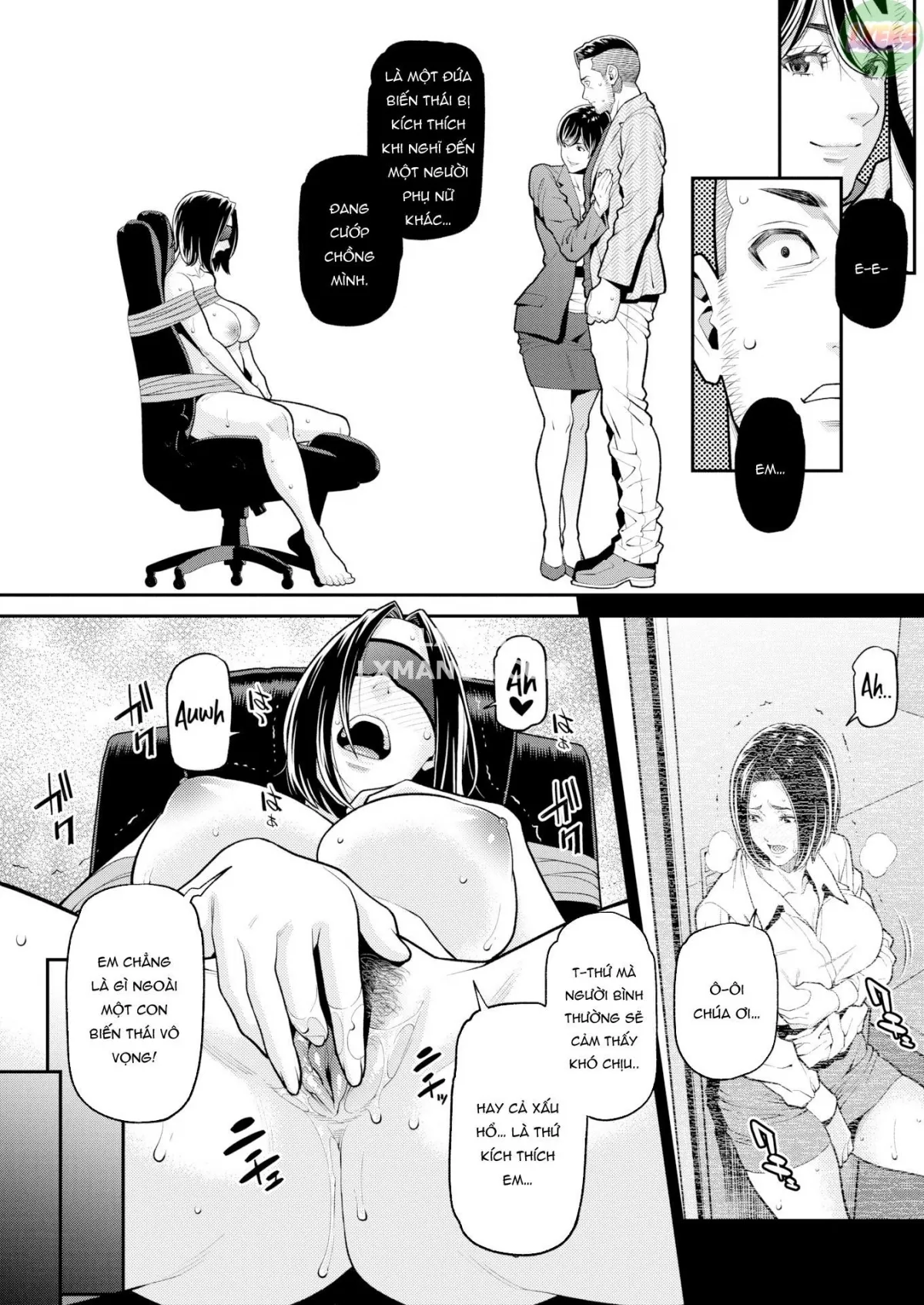 HentaiVN.net - Ảnh 23 - Cấp dưới được vợ đưa về nhà hóa ra lại là bạn gái cũ - Chap 2 ~Turn Shizue~ | END