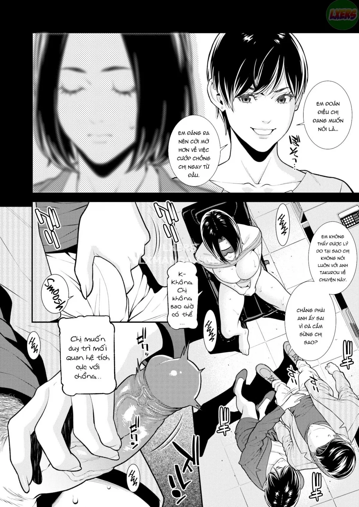 HentaiVN.net - Ảnh 25 - Cấp dưới được vợ đưa về nhà hóa ra lại là bạn gái cũ - Chap 2 ~Turn Shizue~ | END