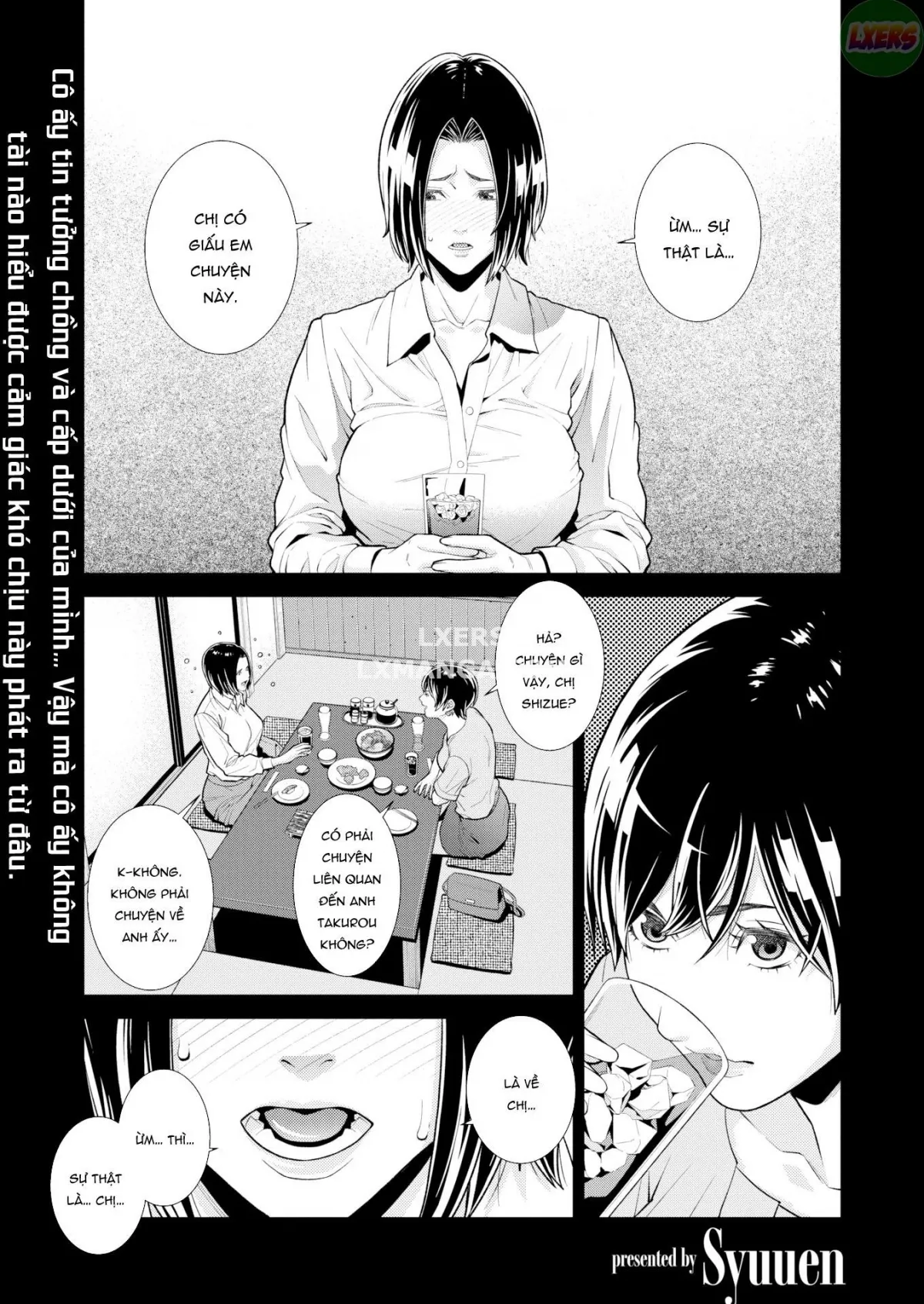 HentaiVN.net - Ảnh 4 - Cấp dưới được vợ đưa về nhà hóa ra lại là bạn gái cũ - Chap 2 ~Turn Shizue~ | END