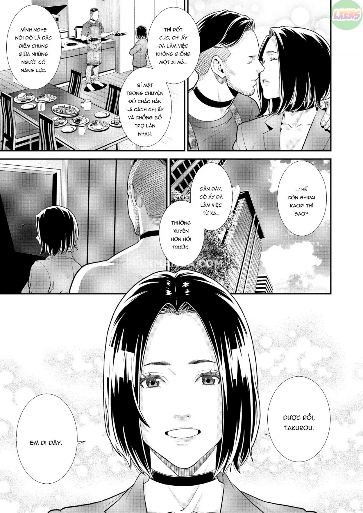 HentaiVN.net - Ảnh 46 - Cấp dưới được vợ đưa về nhà hóa ra lại là bạn gái cũ - Chap 2 ~Turn Shizue~ | END