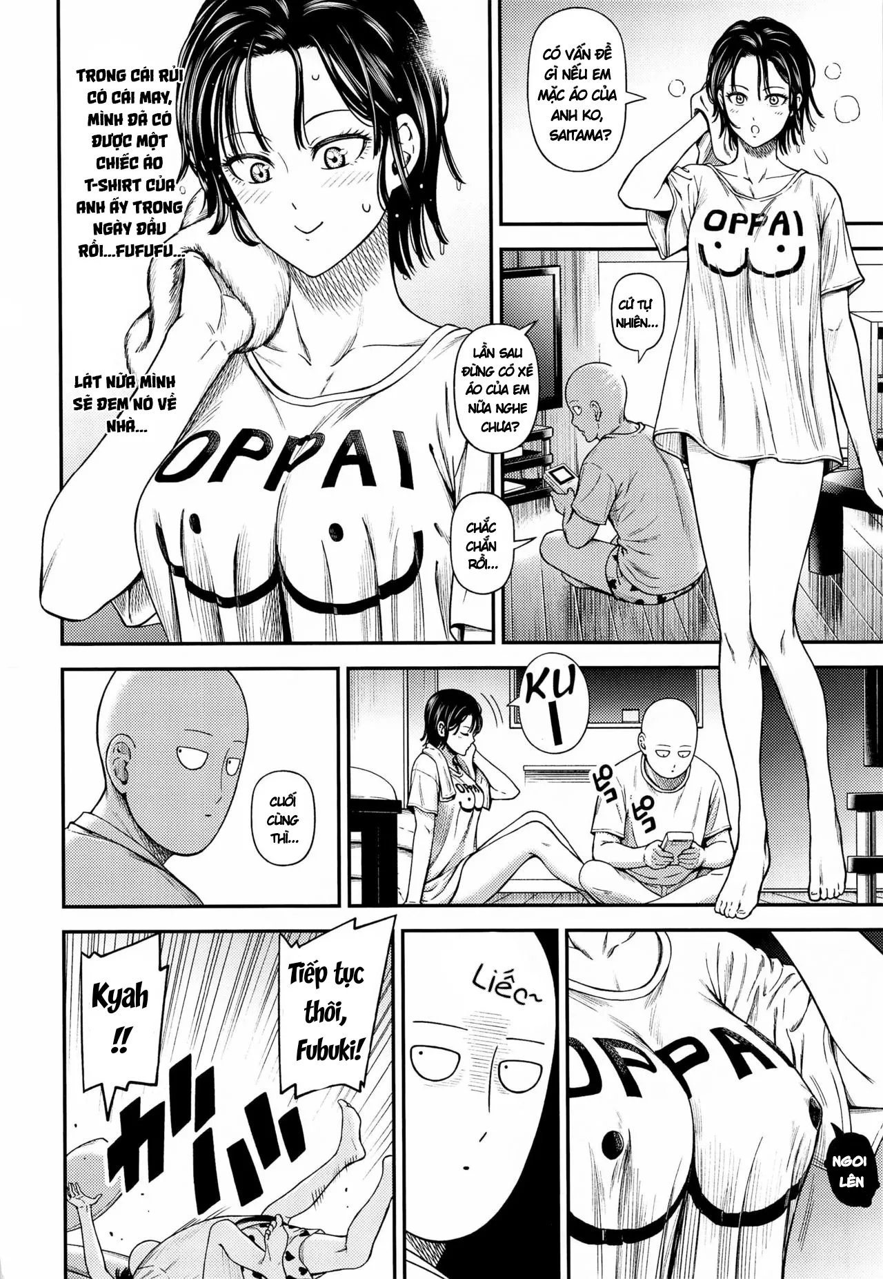 HentaiVN.net - Ảnh 10 - Chuyện Tình Hai Ta♥ [ONE-HURRICANE 6.5] - Chap 2: Thấm..(˵ ͡° ͜ʖ ͡°˵)