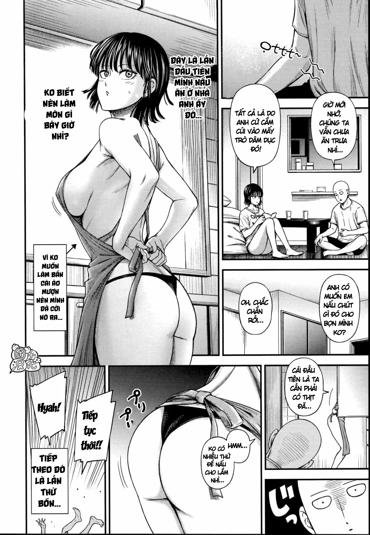 HentaiVN.net - Ảnh 12 - Chuyện Tình Hai Ta♥ [ONE-HURRICANE 6.5] - Chap 2: Thấm..(˵ ͡° ͜ʖ ͡°˵)