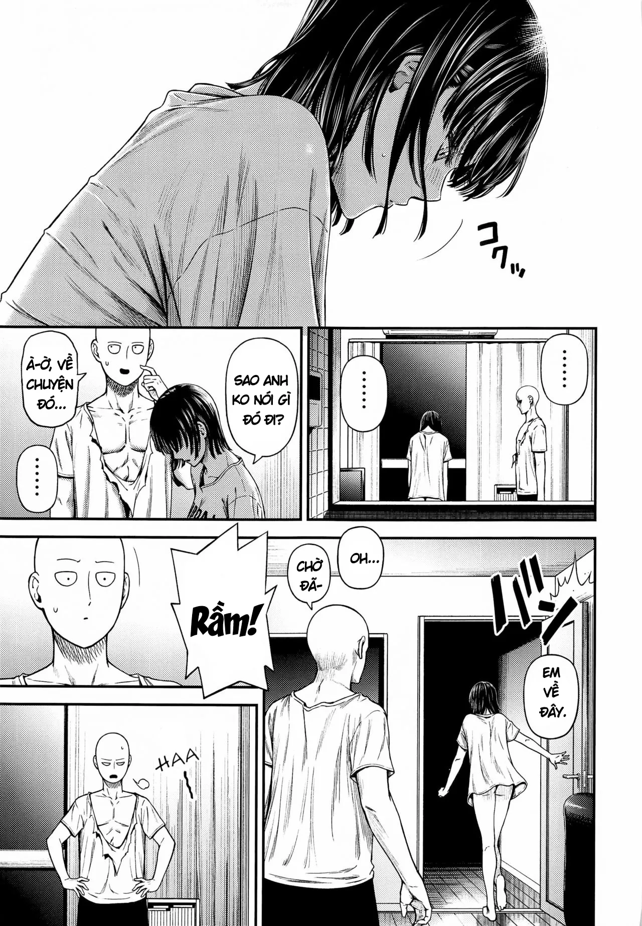 HentaiVN.net - Ảnh 19 - Chuyện Tình Hai Ta♥ [ONE-HURRICANE 6.5] - Chap 2: Thấm..(˵ ͡° ͜ʖ ͡°˵)