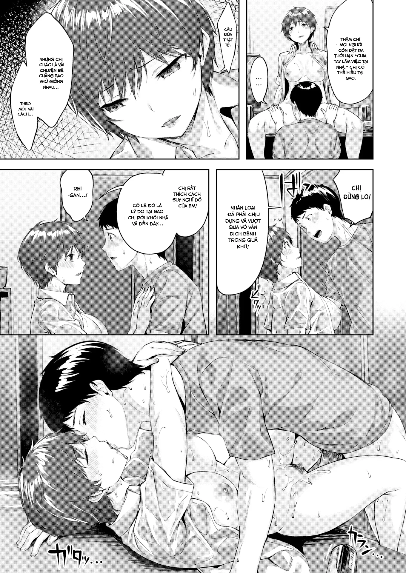 HentaiVN.net - Ảnh 7 - Chuyện tình ngày mưa bão [extraordinaru circumstances] - Oneshot
