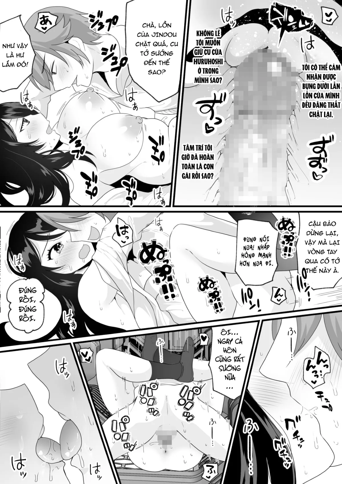 HentaiVN.net - Ảnh 26 - Lên Nhầm Tàu Adam Và Eva [Nyotaika de Time Slip!? Genshi Sekai de Akuyuu to Fuufu Seikatsu] - Oneshot