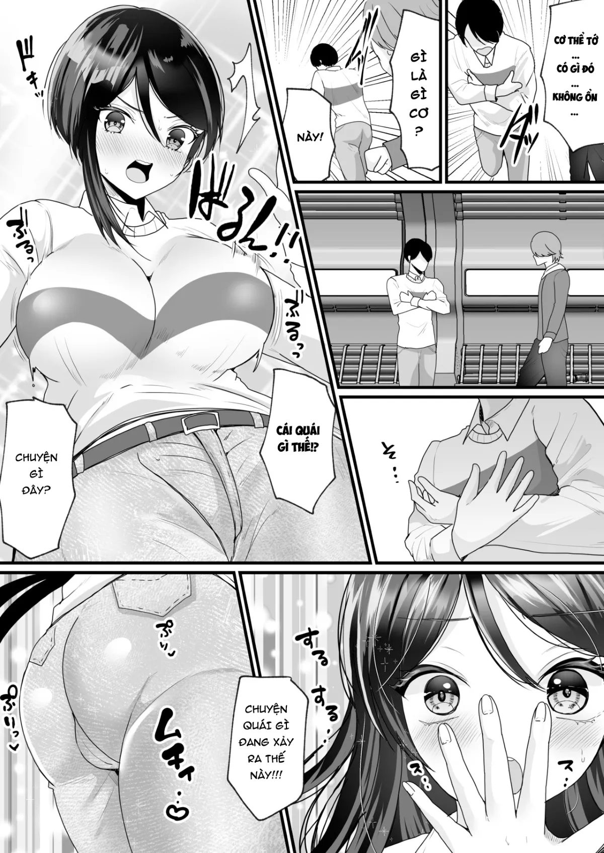 HentaiVN.net - Ảnh 7 - Lên Nhầm Tàu Adam Và Eva [Nyotaika de Time Slip!? Genshi Sekai de Akuyuu to Fuufu Seikatsu] - Oneshot