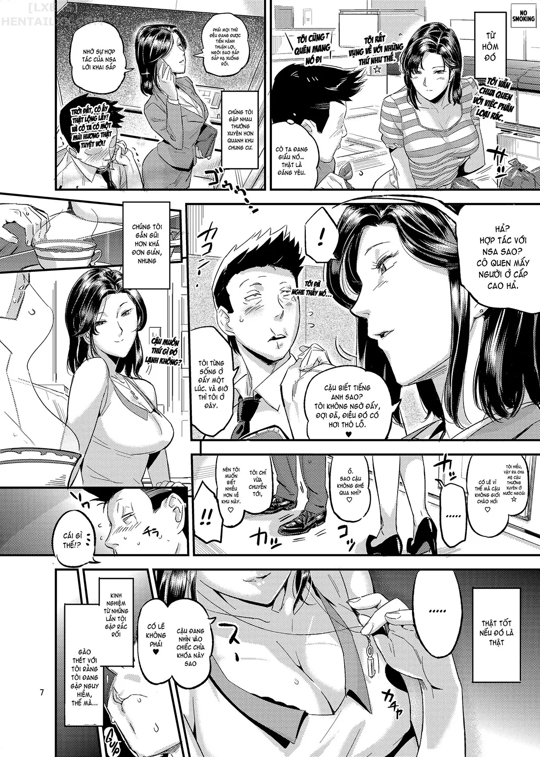 HentaiVN.net - Ảnh 11 - Otonari-san no Otoshikata [How to Seduce Your Neighbor] - Chap 1 - Có che