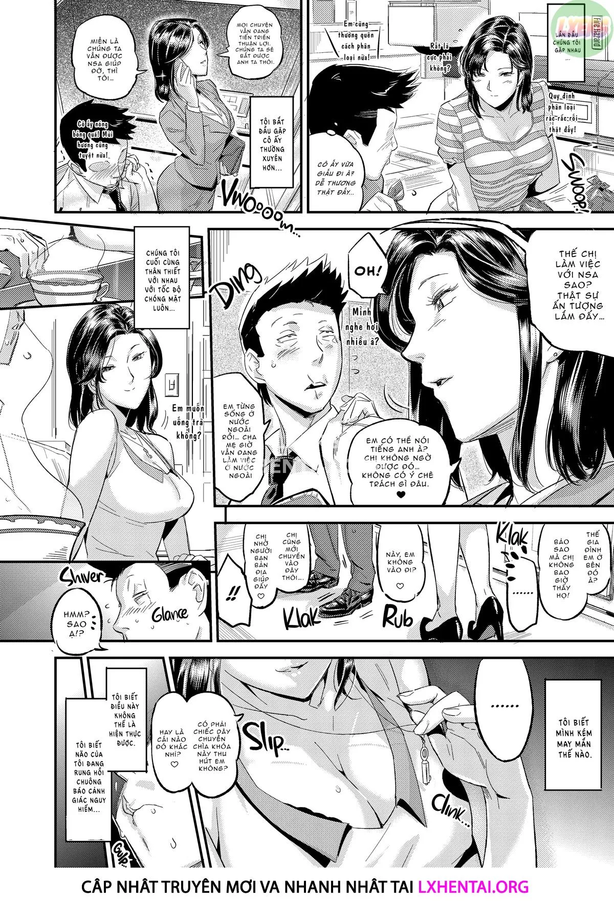 HentaiVN.net - Ảnh 11 - Otonari-san no Otoshikata [How to Seduce Your Neighbor] - Chap 1 - Không che