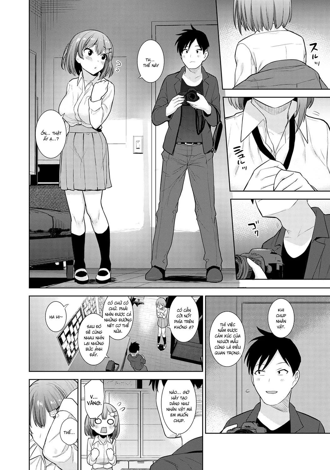 HentaiVN.net - Ảnh 11 - Bộ ảnh kỉ yếu [SotsuAl Cameraman to shite Ichinenkan Joshikou no Event e Doukou Suru Koto ni Natta Hanashi ; 卒アルカメラマンとして一年間女子校のイベントへ同行することになった話 第] - Chapter 1: Cuộc gặp gỡ