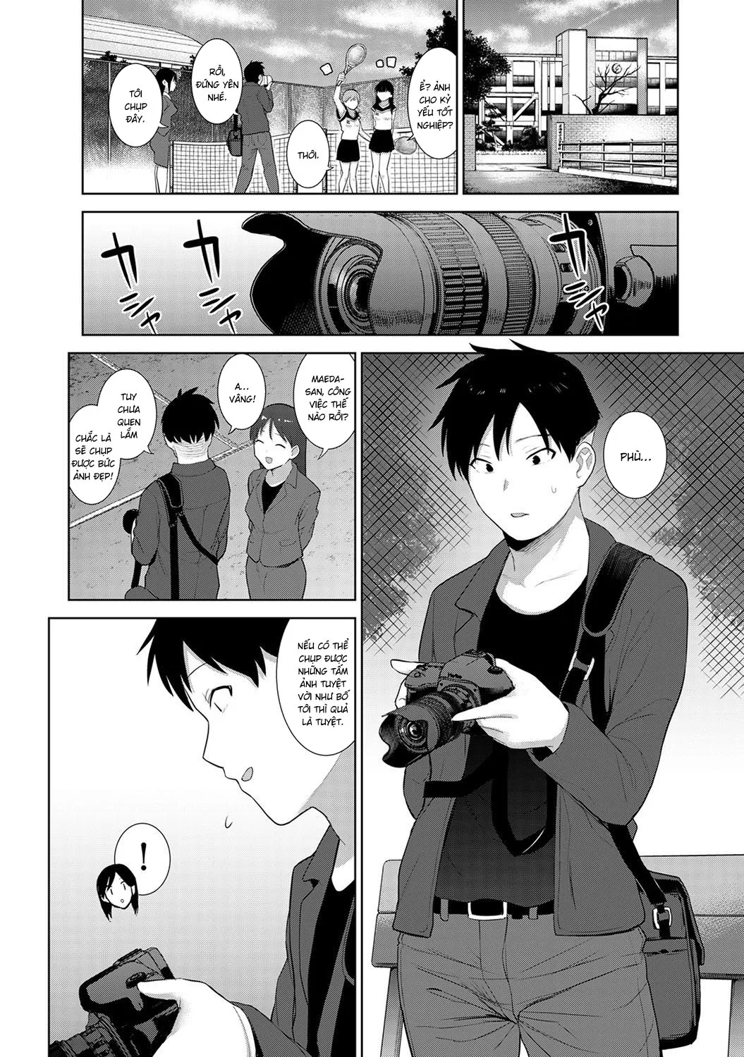 HentaiVN.net - Ảnh 4 - Bộ ảnh kỉ yếu [SotsuAl Cameraman to shite Ichinenkan Joshikou no Event e Doukou Suru Koto ni Natta Hanashi ; 卒アルカメラマンとして一年間女子校のイベントへ同行することになった話 第] - Chapter 1: Cuộc gặp gỡ