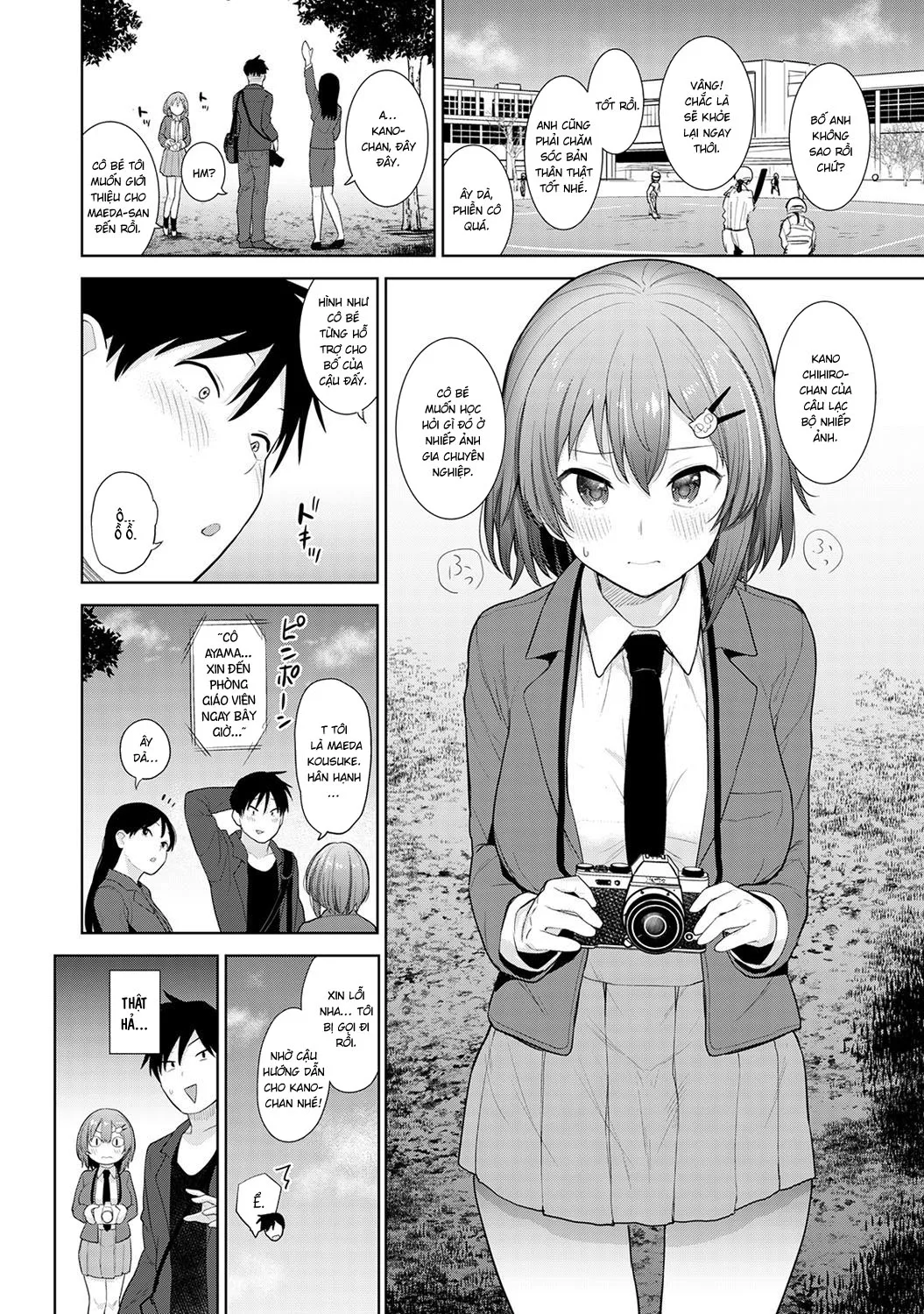 HentaiVN.net - Ảnh 5 - Bộ ảnh kỉ yếu [SotsuAl Cameraman to shite Ichinenkan Joshikou no Event e Doukou Suru Koto ni Natta Hanashi ; 卒アルカメラマンとして一年間女子校のイベントへ同行することになった話 第] - Chapter 1: Cuộc gặp gỡ