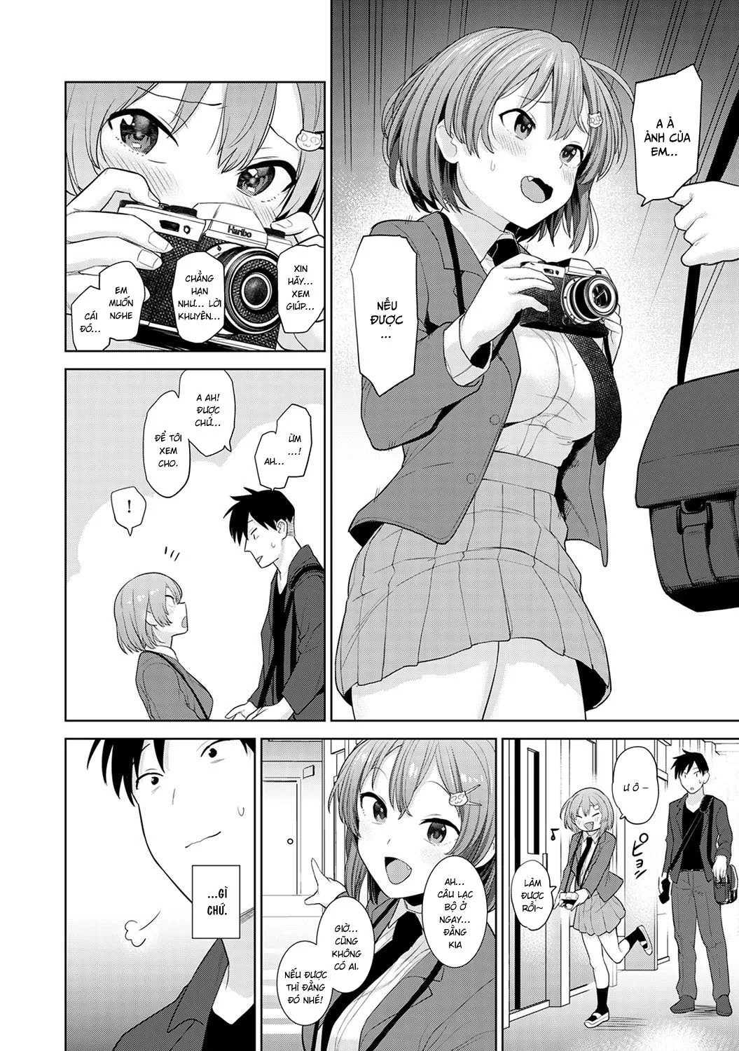 HentaiVN.net - Ảnh 7 - Bộ ảnh kỉ yếu [SotsuAl Cameraman to shite Ichinenkan Joshikou no Event e Doukou Suru Koto ni Natta Hanashi ; 卒アルカメラマンとして一年間女子校のイベントへ同行することになった話 第] - Chapter 1: Cuộc gặp gỡ
