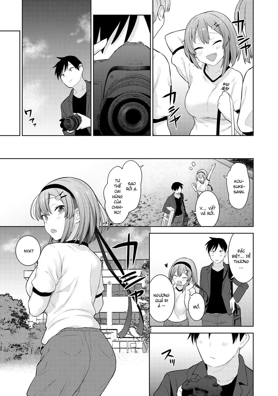 HentaiVN.net - Ảnh 10 - Bộ ảnh kỉ yếu [SotsuAl Cameraman to shite Ichinenkan Joshikou no Event e Doukou Suru Koto ni Natta Hanashi ; 卒アルカメラマンとして一年間女子校のイベントへ同行することになった話 第] - Chapter 2: Kẻ thứ 3?