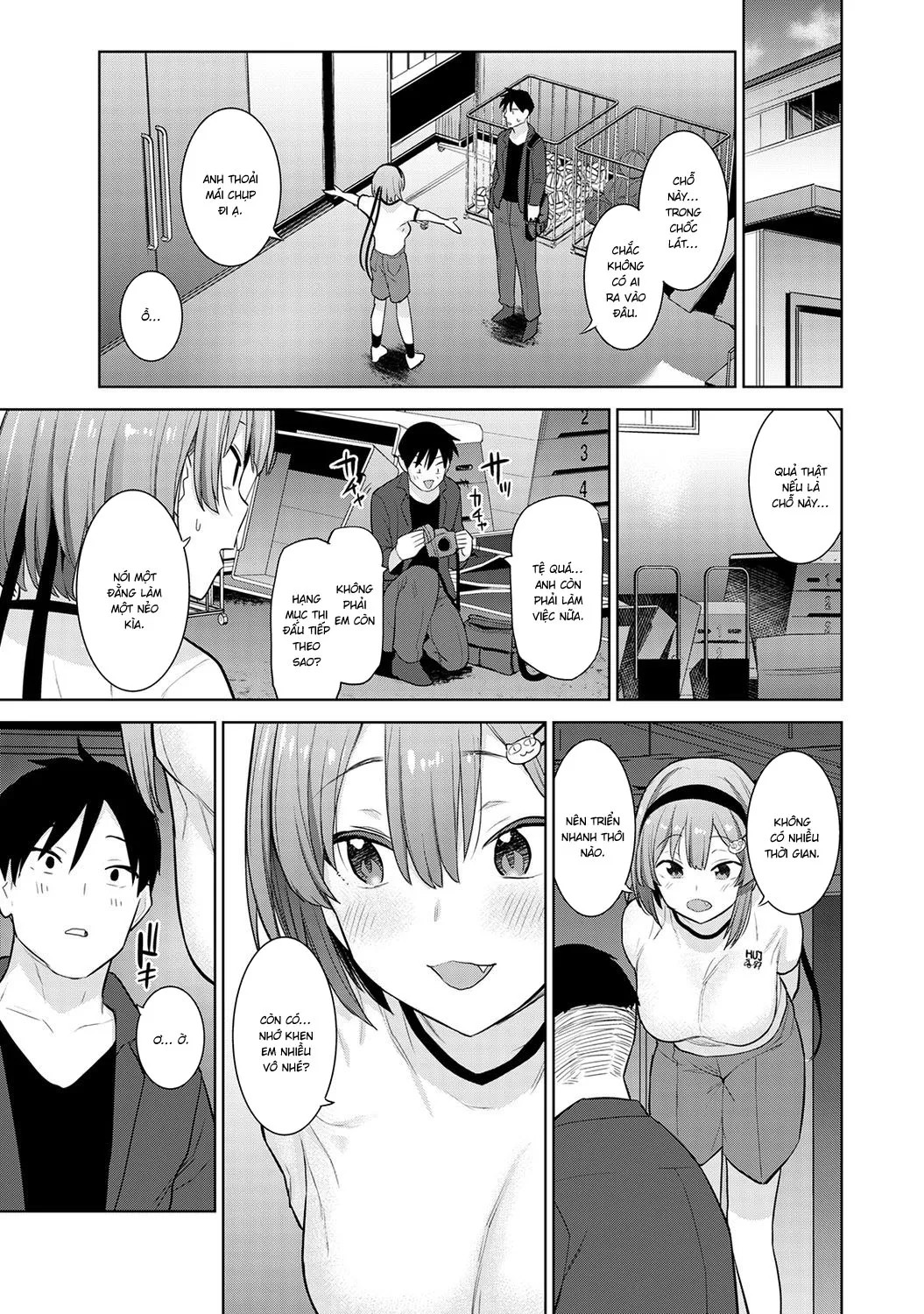 HentaiVN.net - Ảnh 12 - Bộ ảnh kỉ yếu [SotsuAl Cameraman to shite Ichinenkan Joshikou no Event e Doukou Suru Koto ni Natta Hanashi ; 卒アルカメラマンとして一年間女子校のイベントへ同行することになった話 第] - Chapter 2: Kẻ thứ 3?