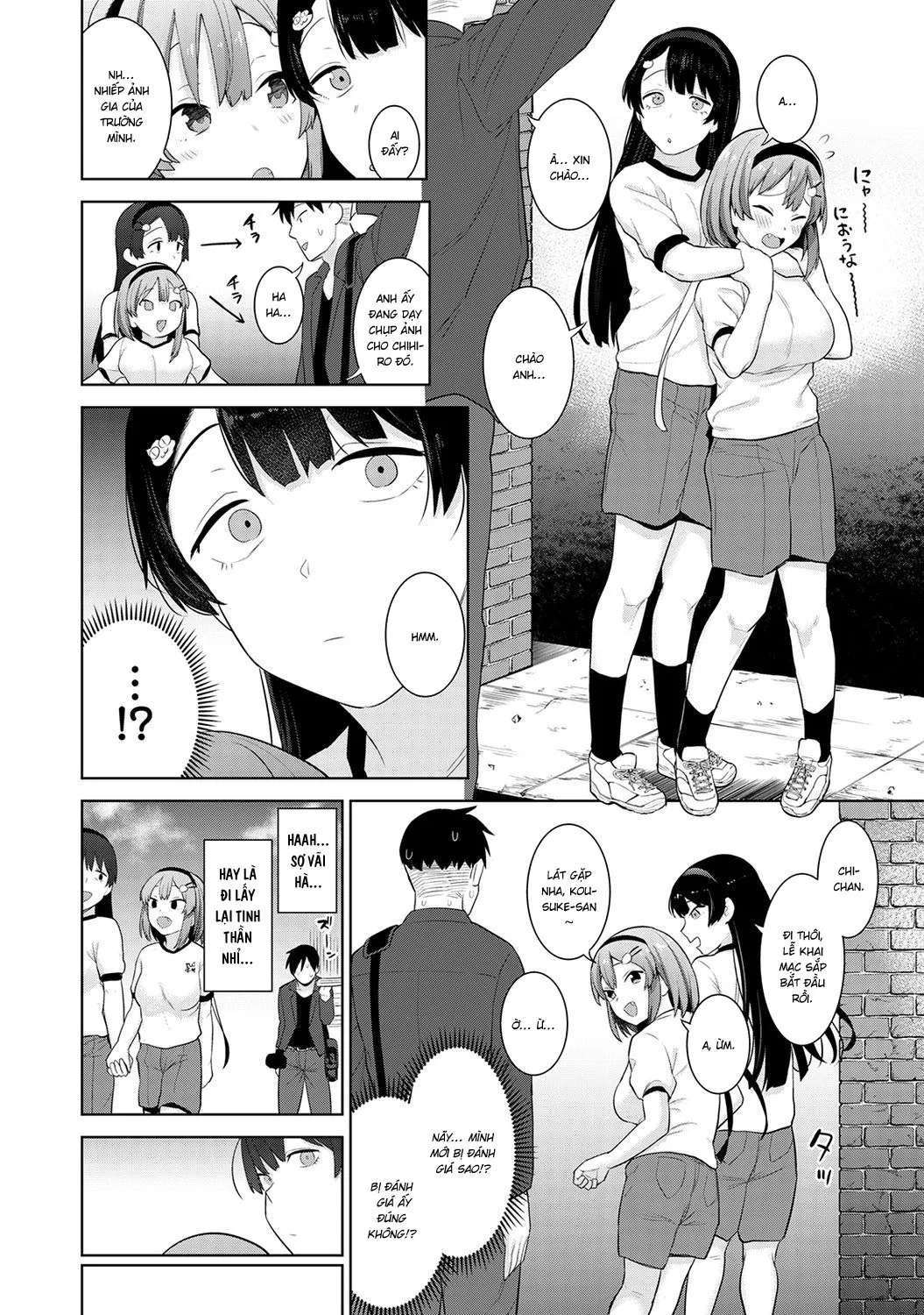 HentaiVN.net - Ảnh 7 - Bộ ảnh kỉ yếu [SotsuAl Cameraman to shite Ichinenkan Joshikou no Event e Doukou Suru Koto ni Natta Hanashi ; 卒アルカメラマンとして一年間女子校のイベントへ同行することになった話 第] - Chapter 2: Kẻ thứ 3?