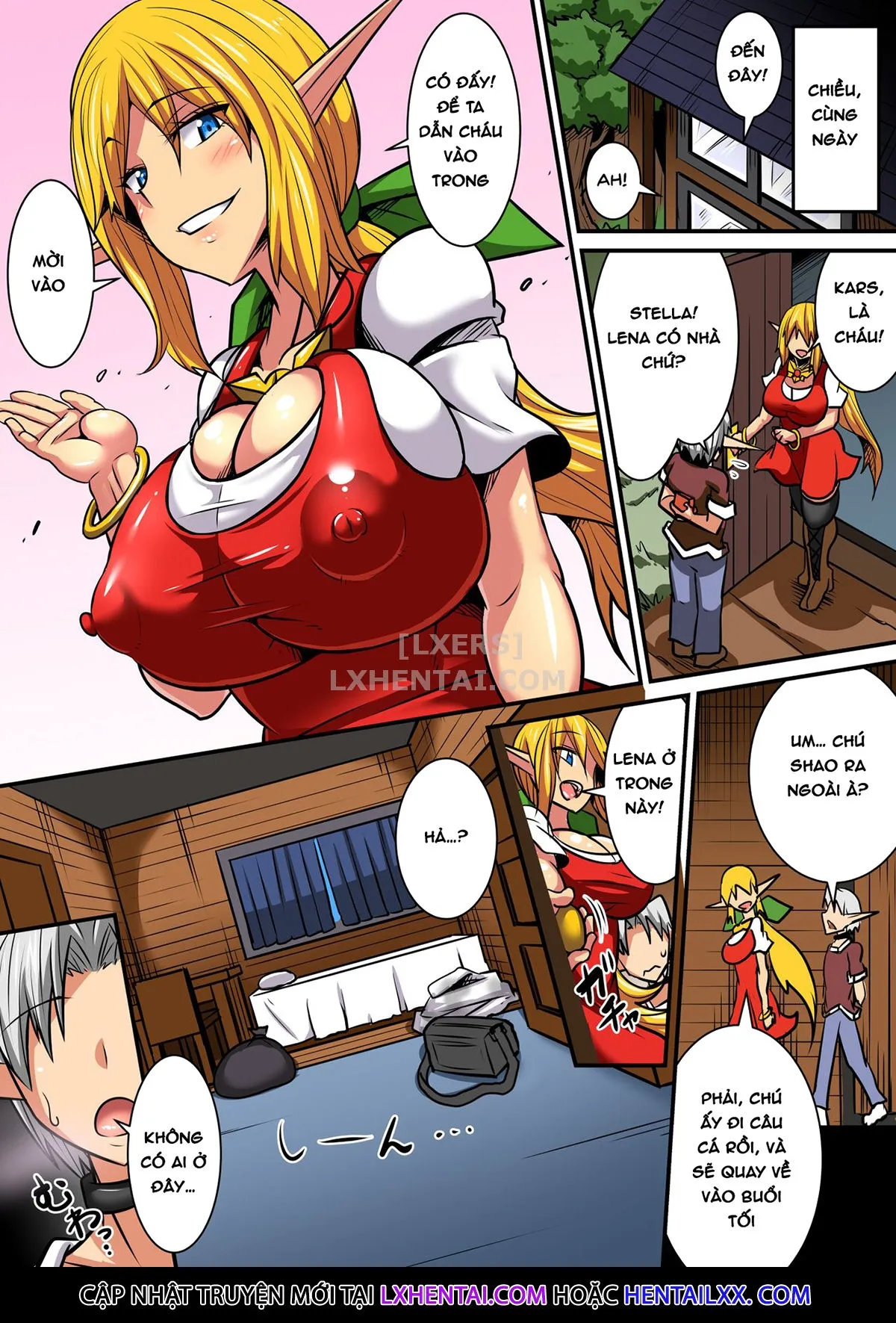 HentaiVN.net - Ảnh 53 - Having a Culture Exchange With an Elf Mother and Daughter [Elf Oyako to Pakopako Ibunka Kouryuu!] - Chap 2 ~Lena Edition~