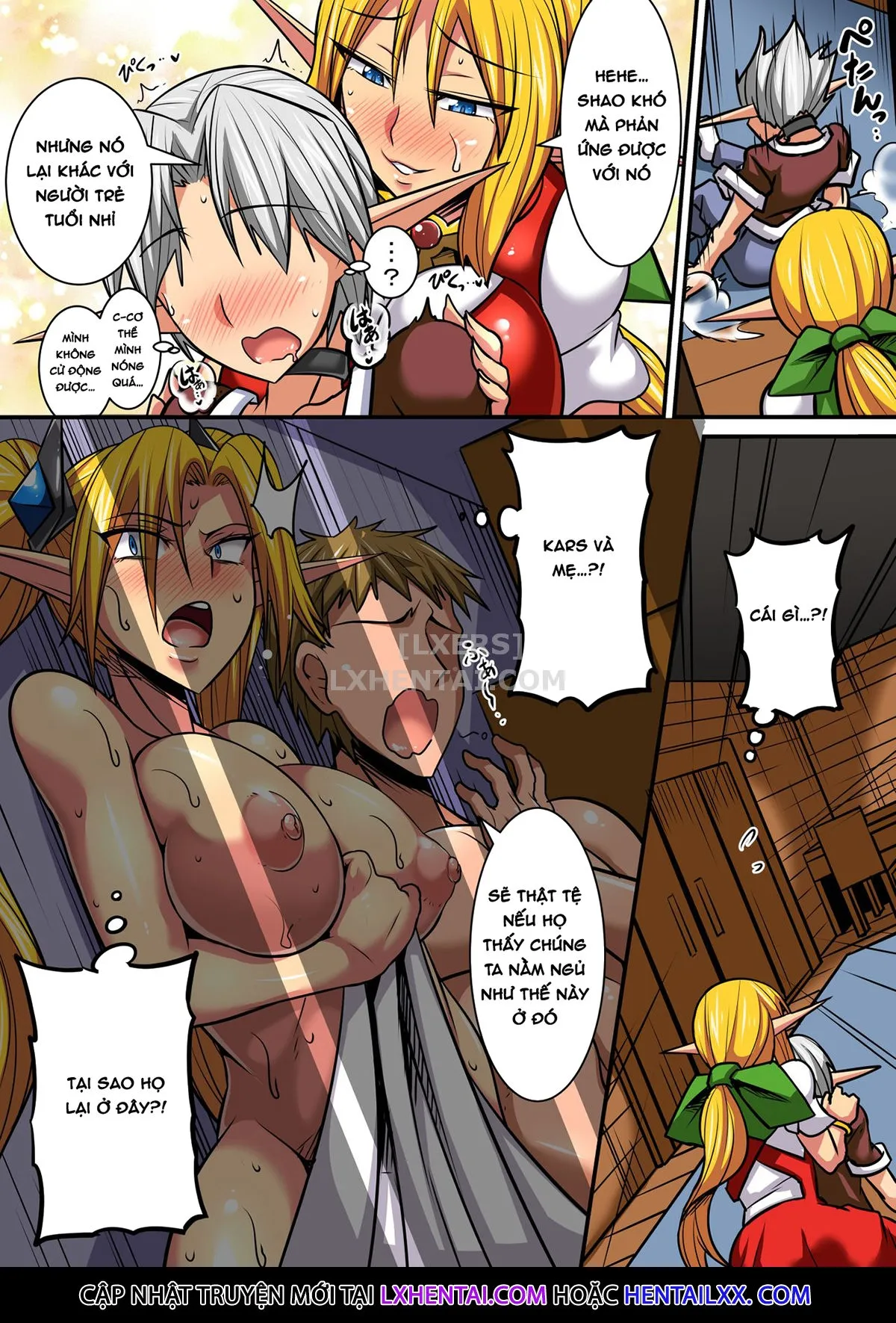 HentaiVN.net - Ảnh 54 - Having a Culture Exchange With an Elf Mother and Daughter [Elf Oyako to Pakopako Ibunka Kouryuu!] - Chap 2 ~Lena Edition~