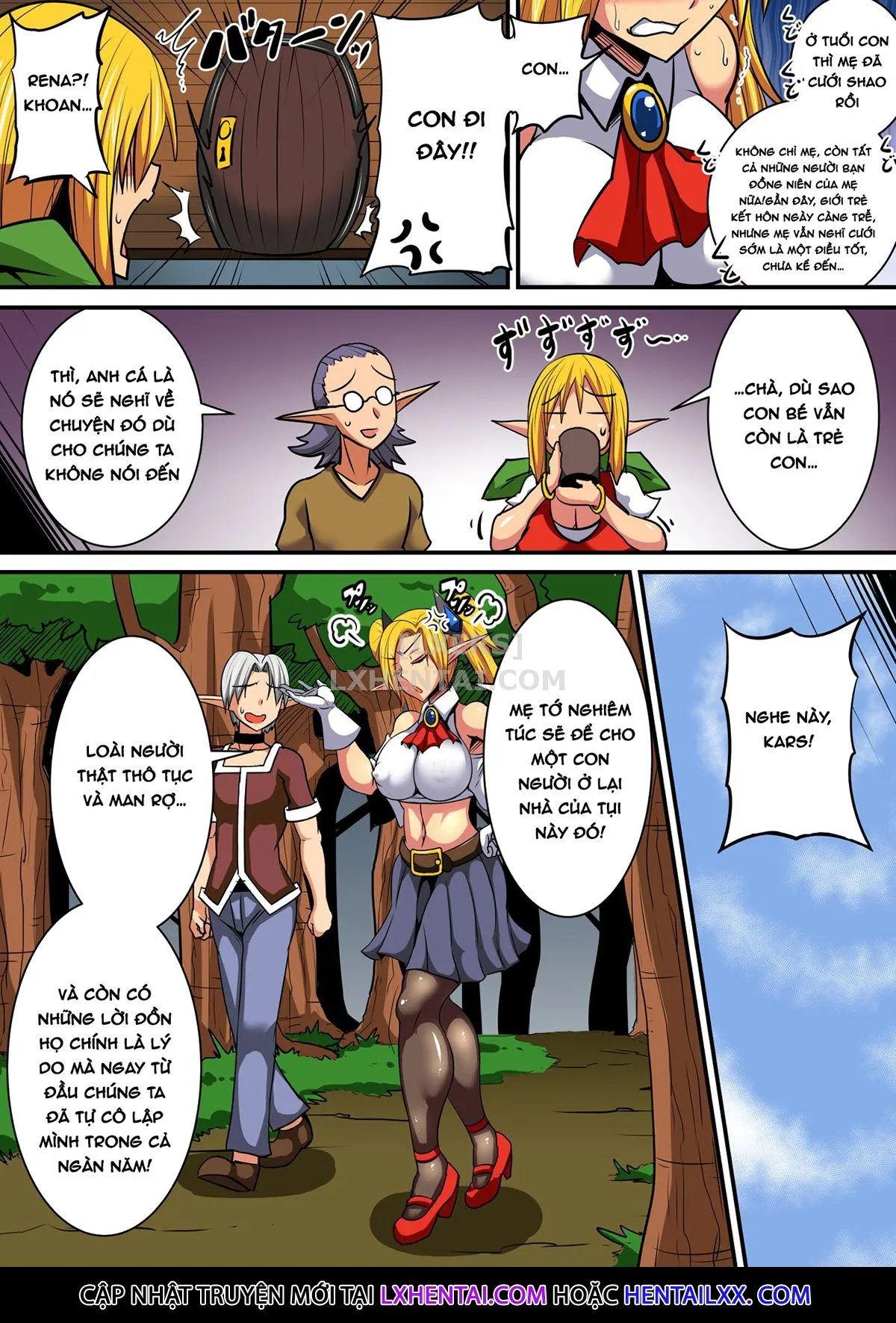 HentaiVN.net - Ảnh 7 - Having a Culture Exchange With an Elf Mother and Daughter [Elf Oyako to Pakopako Ibunka Kouryuu!] - Chap 2 ~Lena Edition~