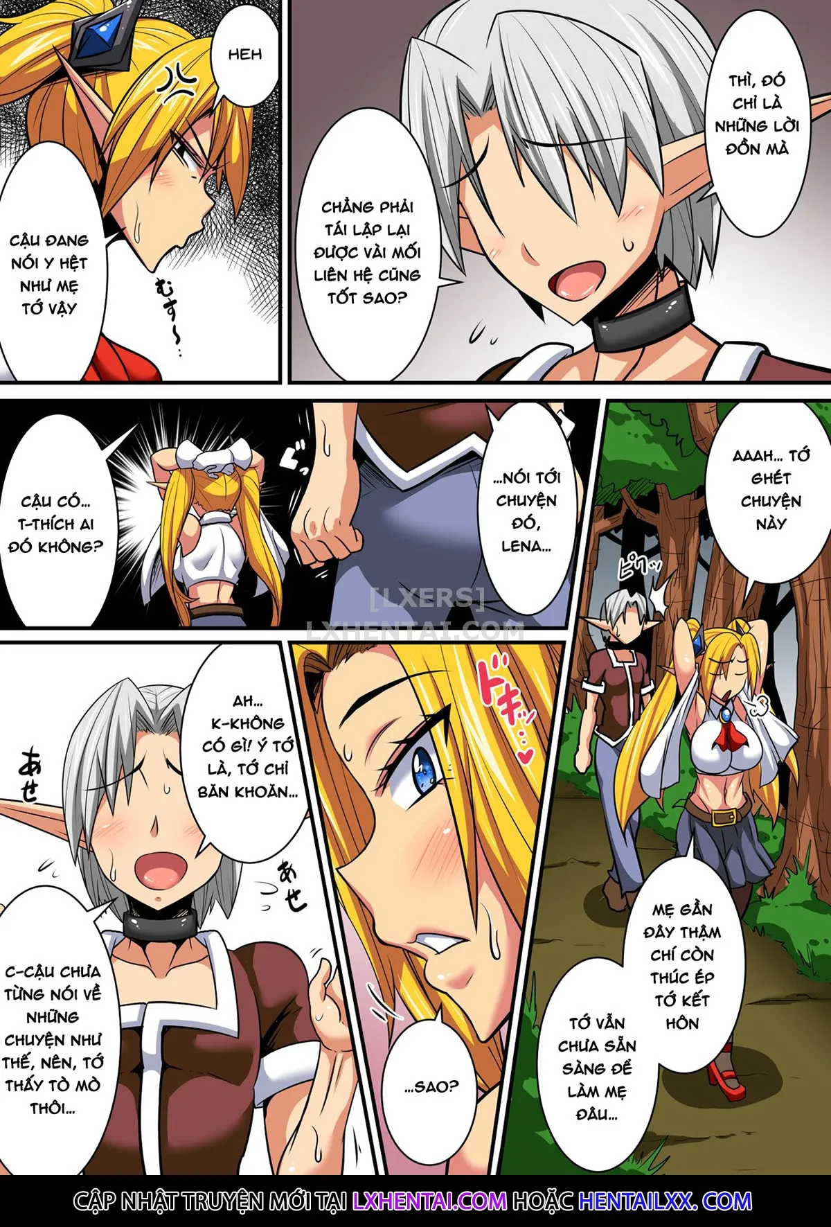 HentaiVN.net - Ảnh 8 - Having a Culture Exchange With an Elf Mother and Daughter [Elf Oyako to Pakopako Ibunka Kouryuu!] - Chap 2 ~Lena Edition~