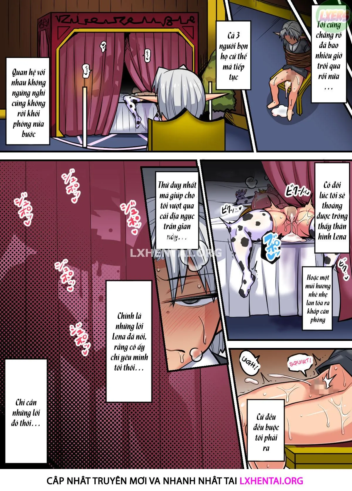 HentaiVN.net - Ảnh 44 - Having a Culture Exchange With an Elf Mother and Daughter [Elf Oyako to Pakopako Ibunka Kouryuu!] - Chap 3 ~Impregnating Mother And Daughter Edition~ | [END]