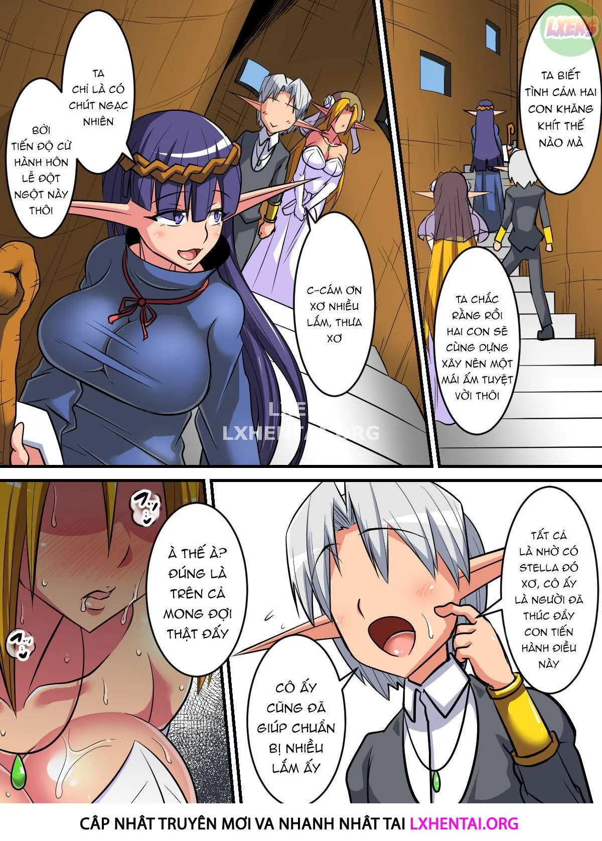 HentaiVN.net - Ảnh 7 - Having a Culture Exchange With an Elf Mother and Daughter [Elf Oyako to Pakopako Ibunka Kouryuu!] - Chap 3 ~Impregnating Mother And Daughter Edition~ | [END]
