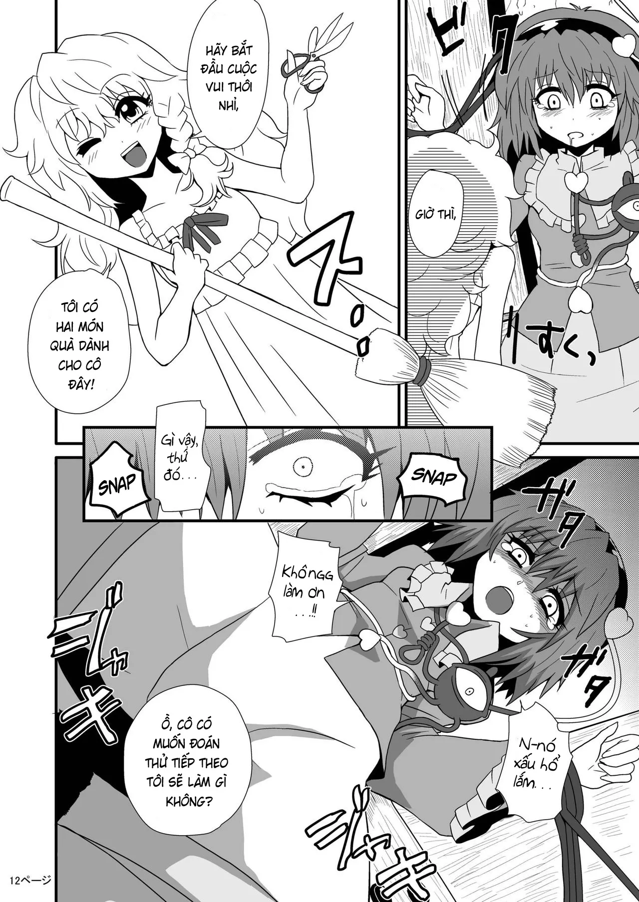 HentaiVN.net - Ảnh 14 - Toori Marisa ni Ki o Tsukero [Marisa's thrill - Take care of yourself] - Chap 1