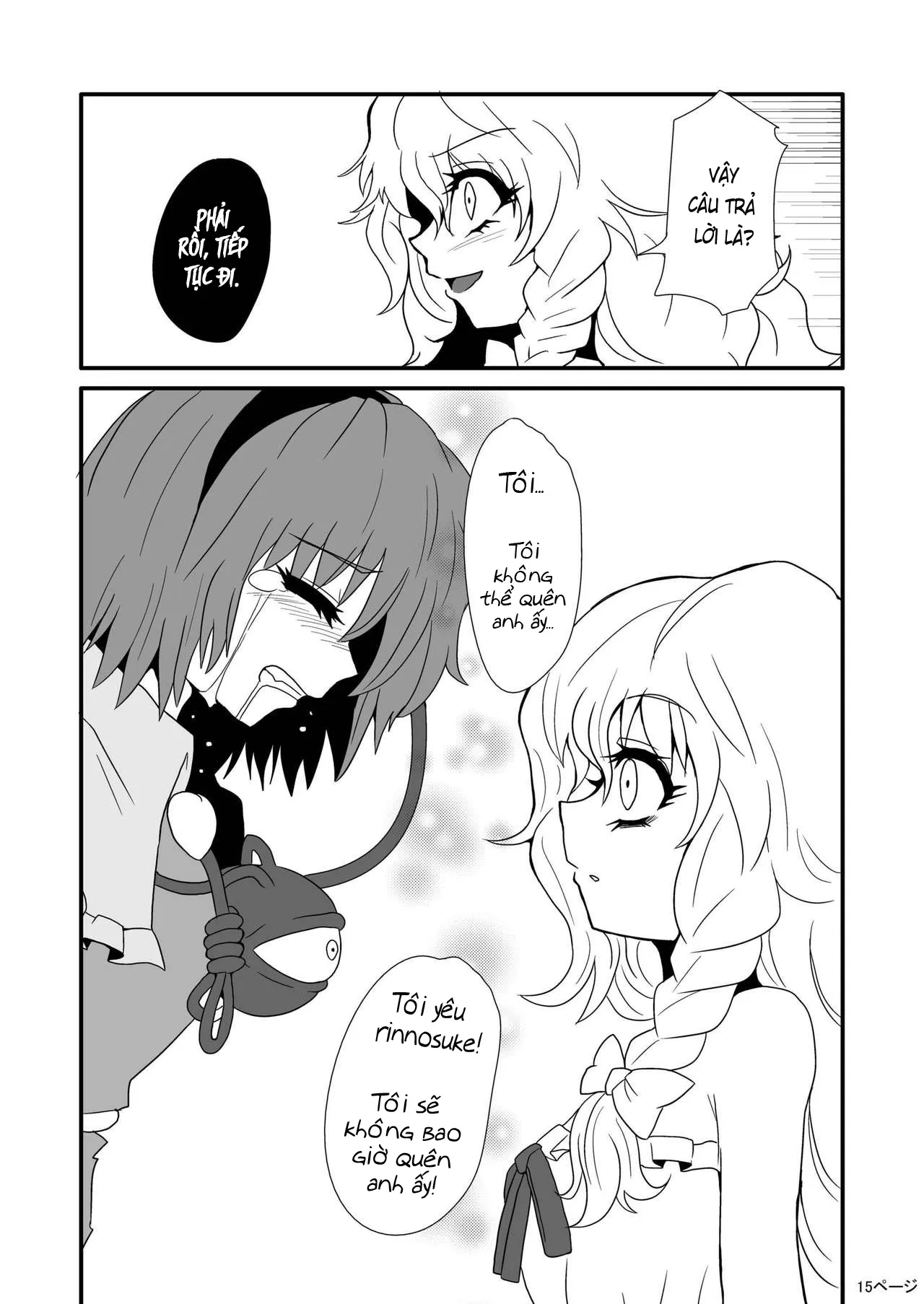 HentaiVN.net - Ảnh 17 - Toori Marisa ni Ki o Tsukero [Marisa's thrill - Take care of yourself] - Chap 1